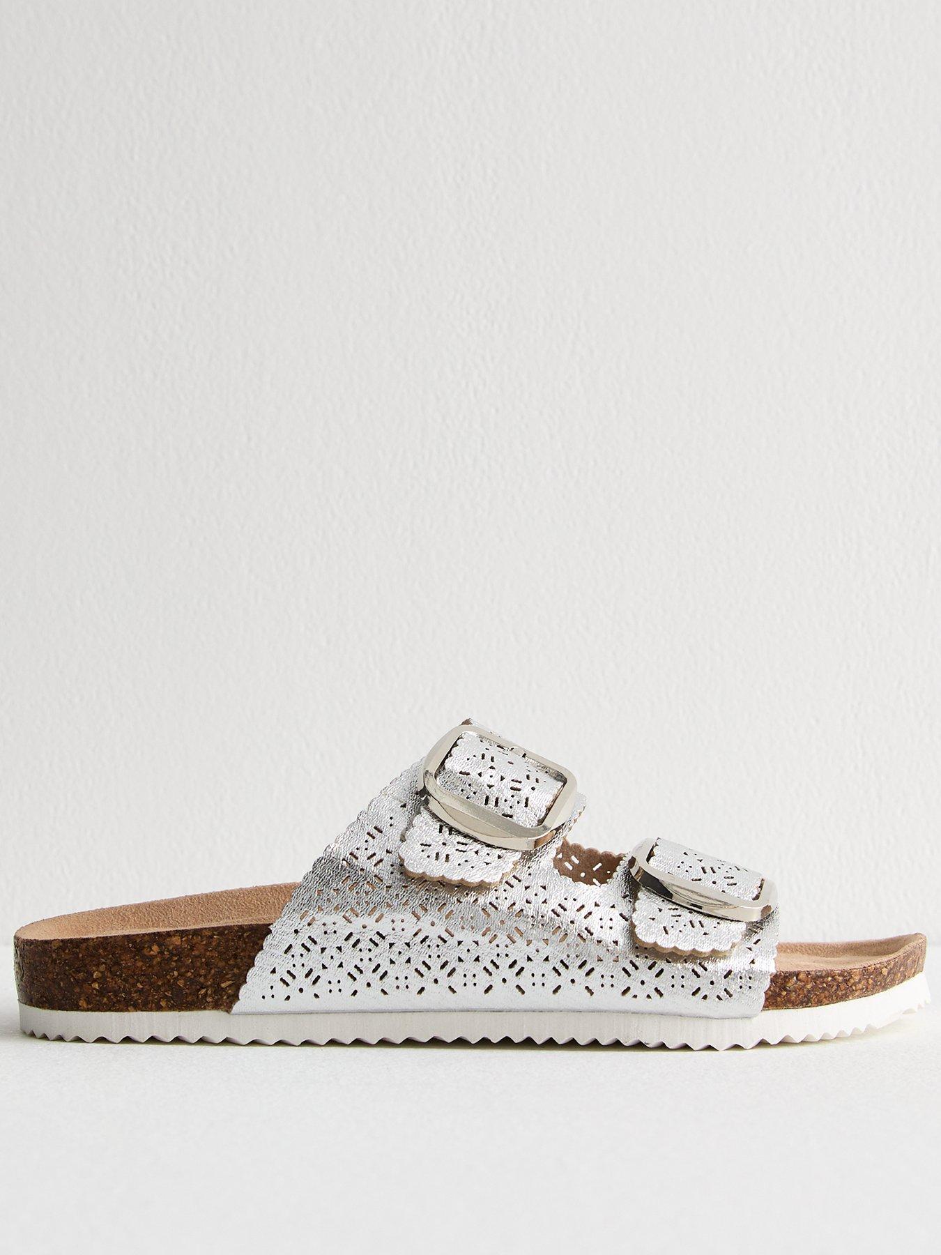 undefined Footbedsandals - Silver