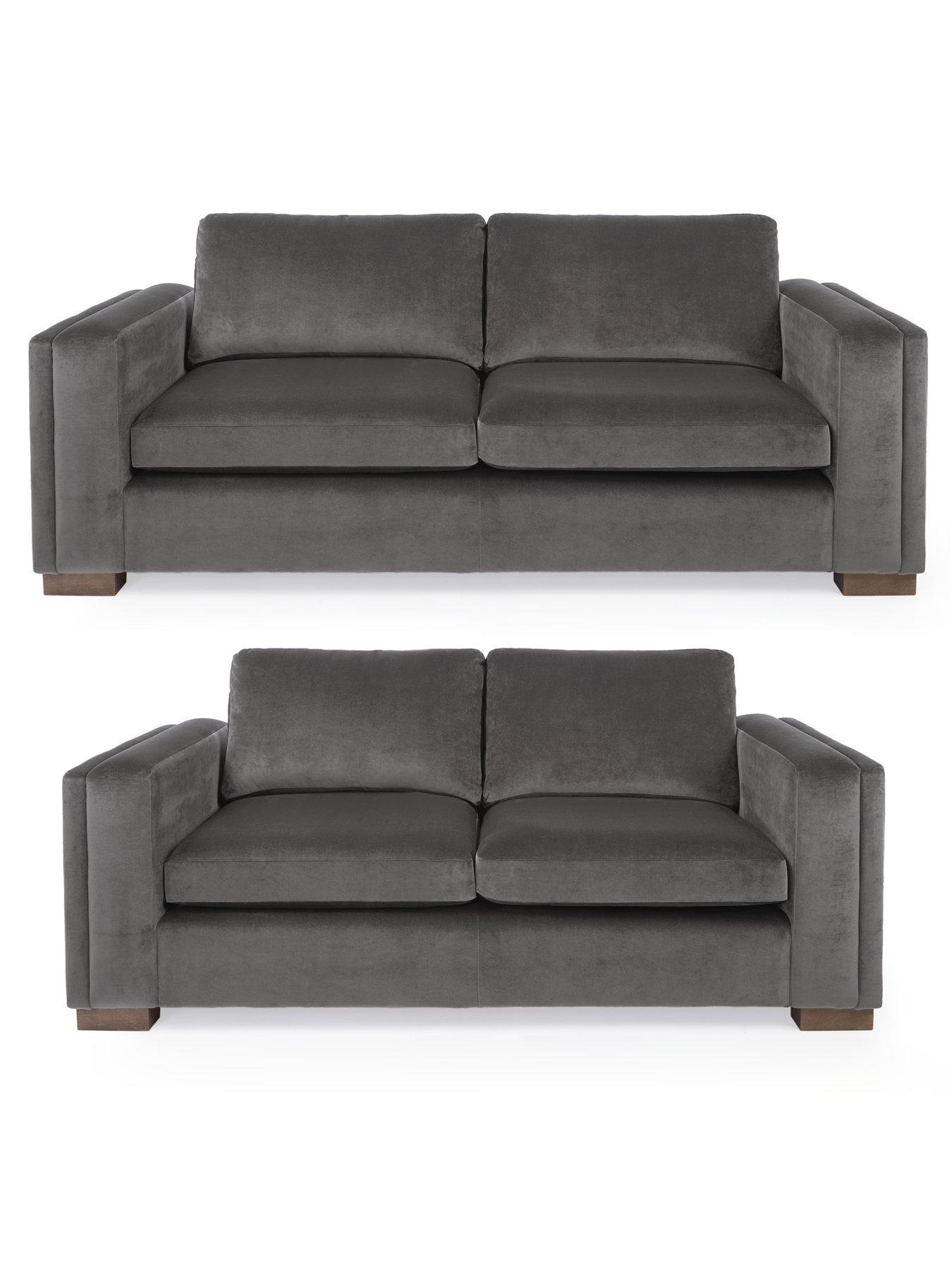 Very Home Maison Velvet 3 + 2 Seater Set (Buy  &  SAVE!)