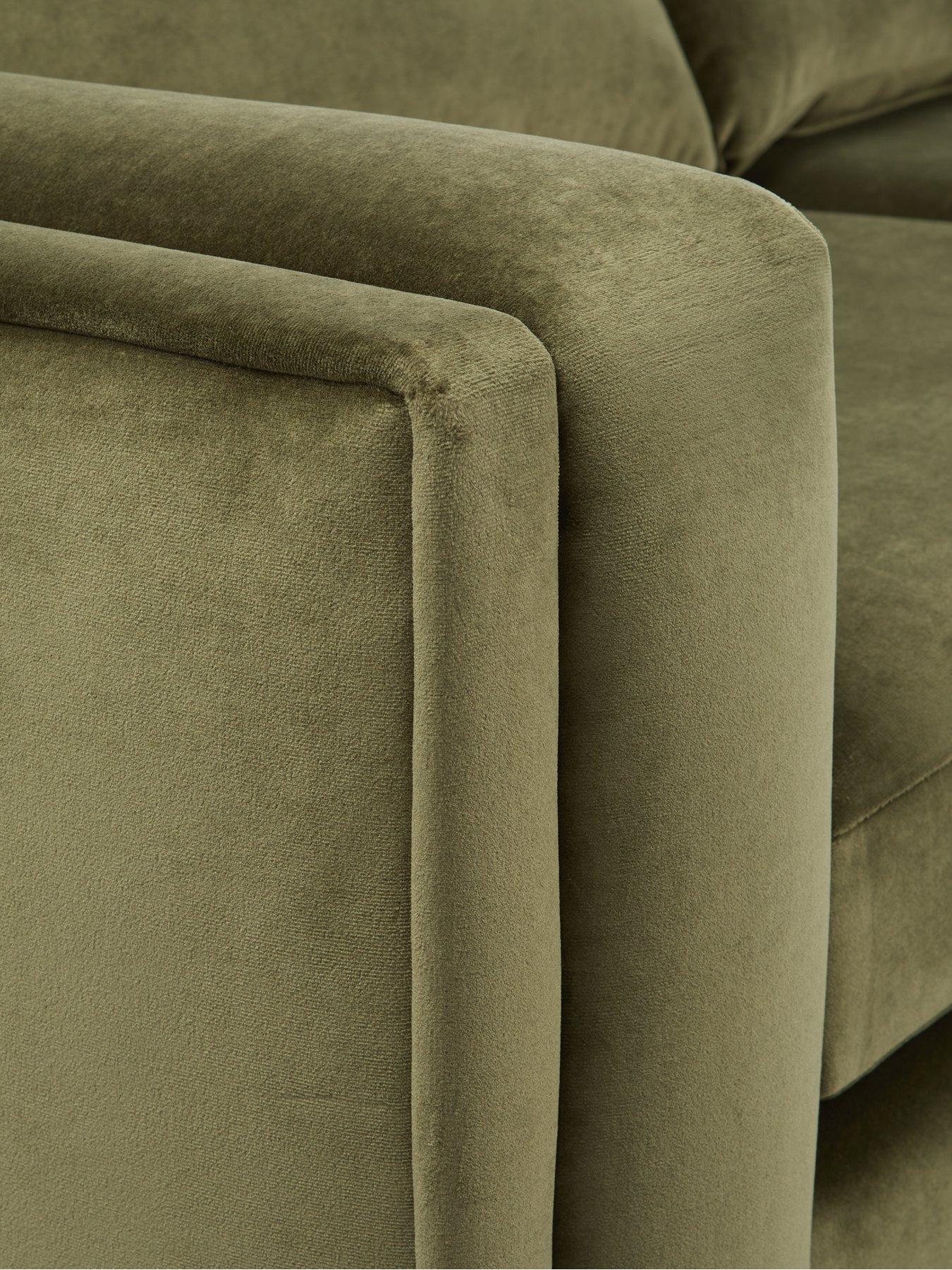 Image 4 of 6 of The Very Collection Maison Velvet 3 + 2 Seater Set (Buy &amp; SAVE!)