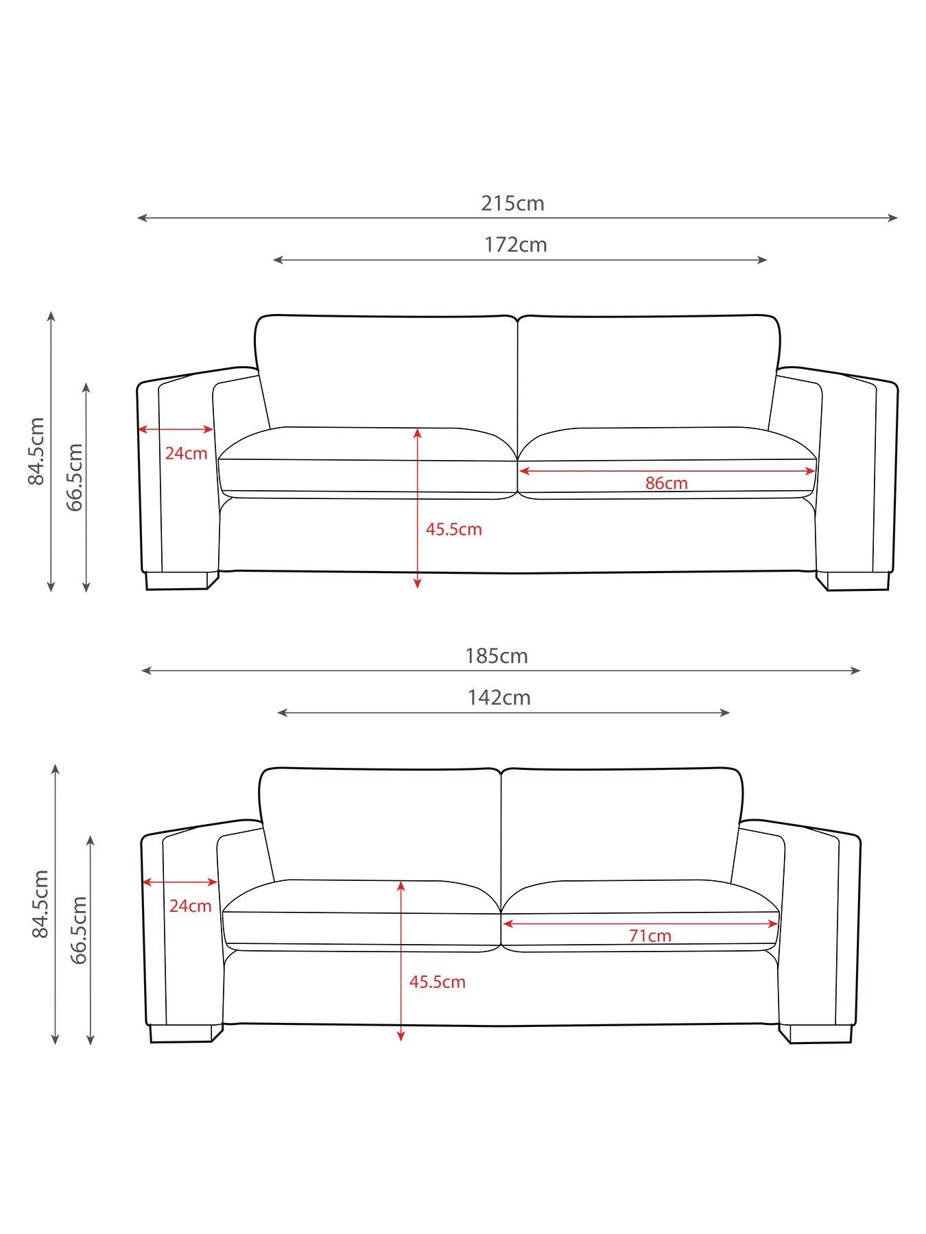 Image 6 of 6 of The Very Collection Maison Velvet 3 + 2 Seater Set (Buy &amp; SAVE!)