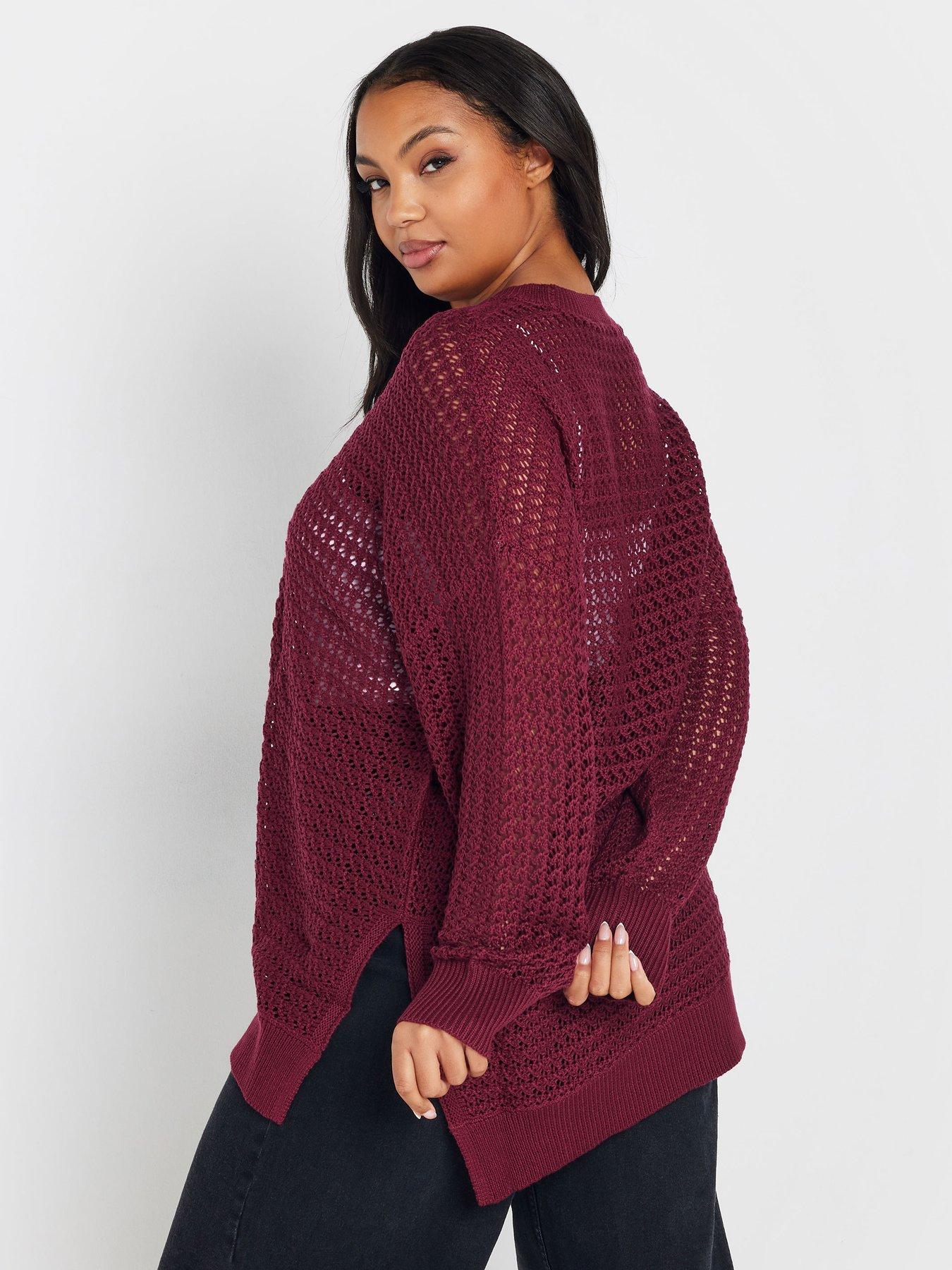yours-curve-side-split-jumper-redstillFront