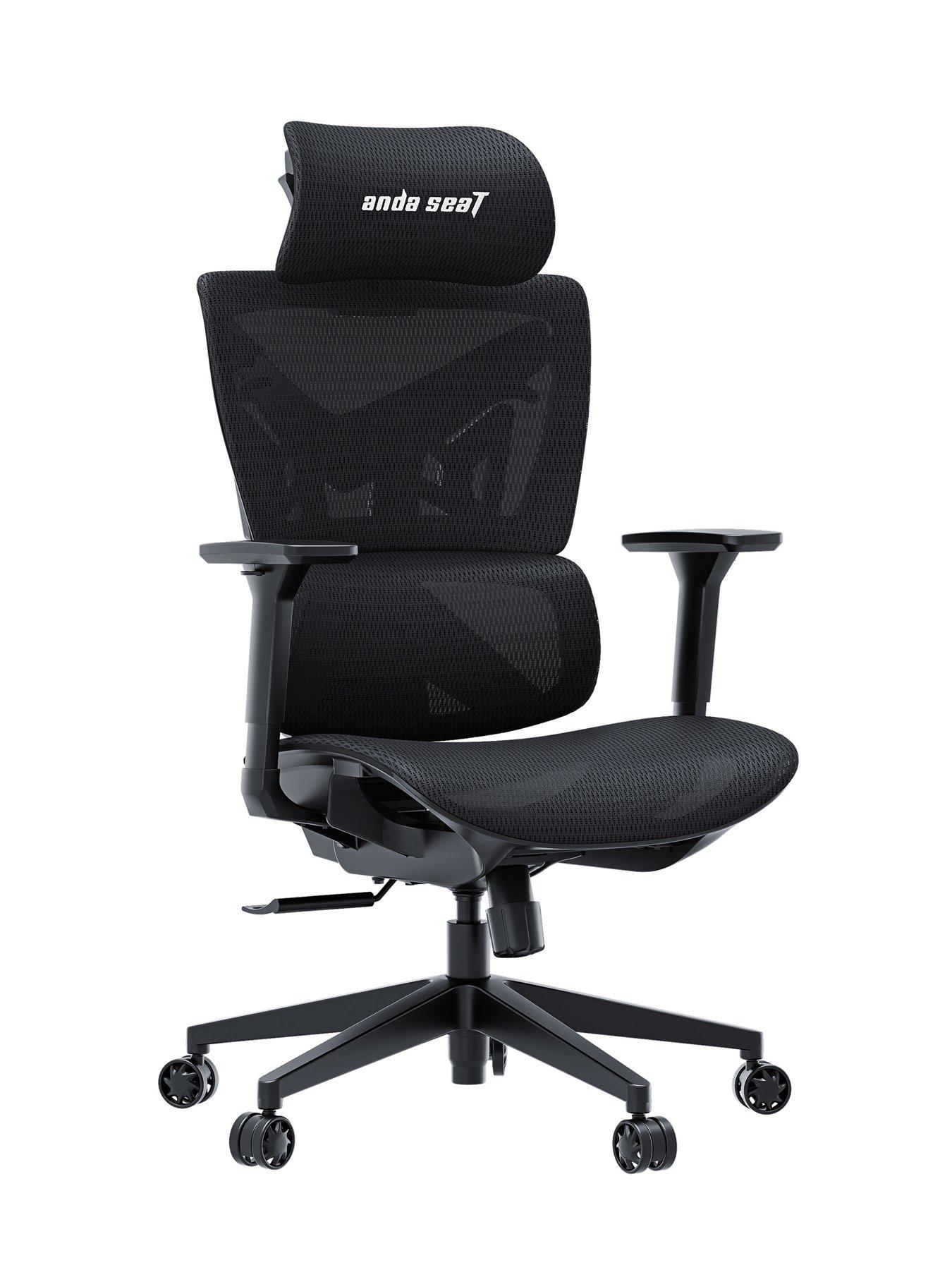 Image 3 of 6 of Andaseat X-Air Mega Premium Mesh Chair - Space Black