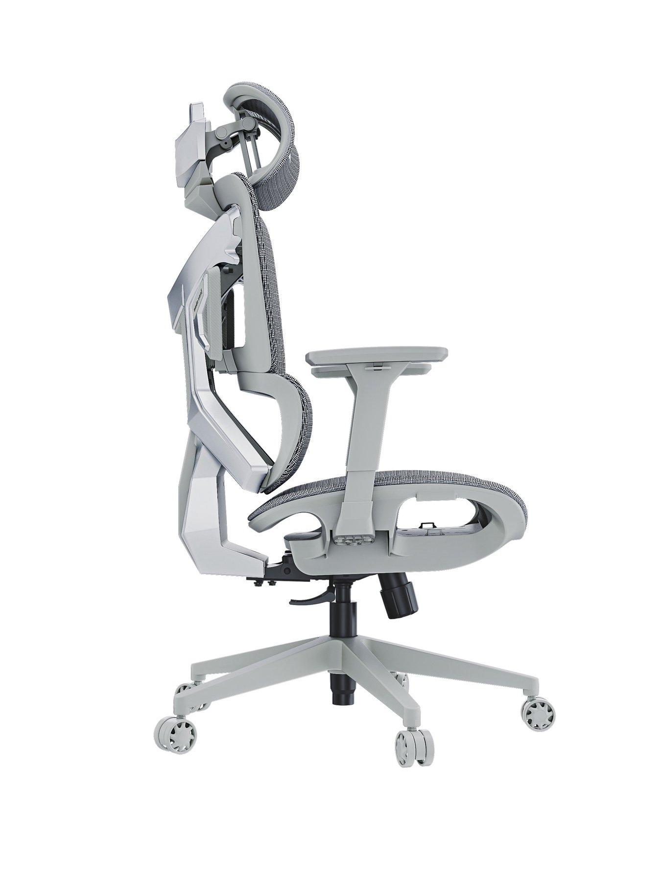 Image 3 of 5 of Andaseat X-Air Mega Premium Mesh Chair - Ash Grey