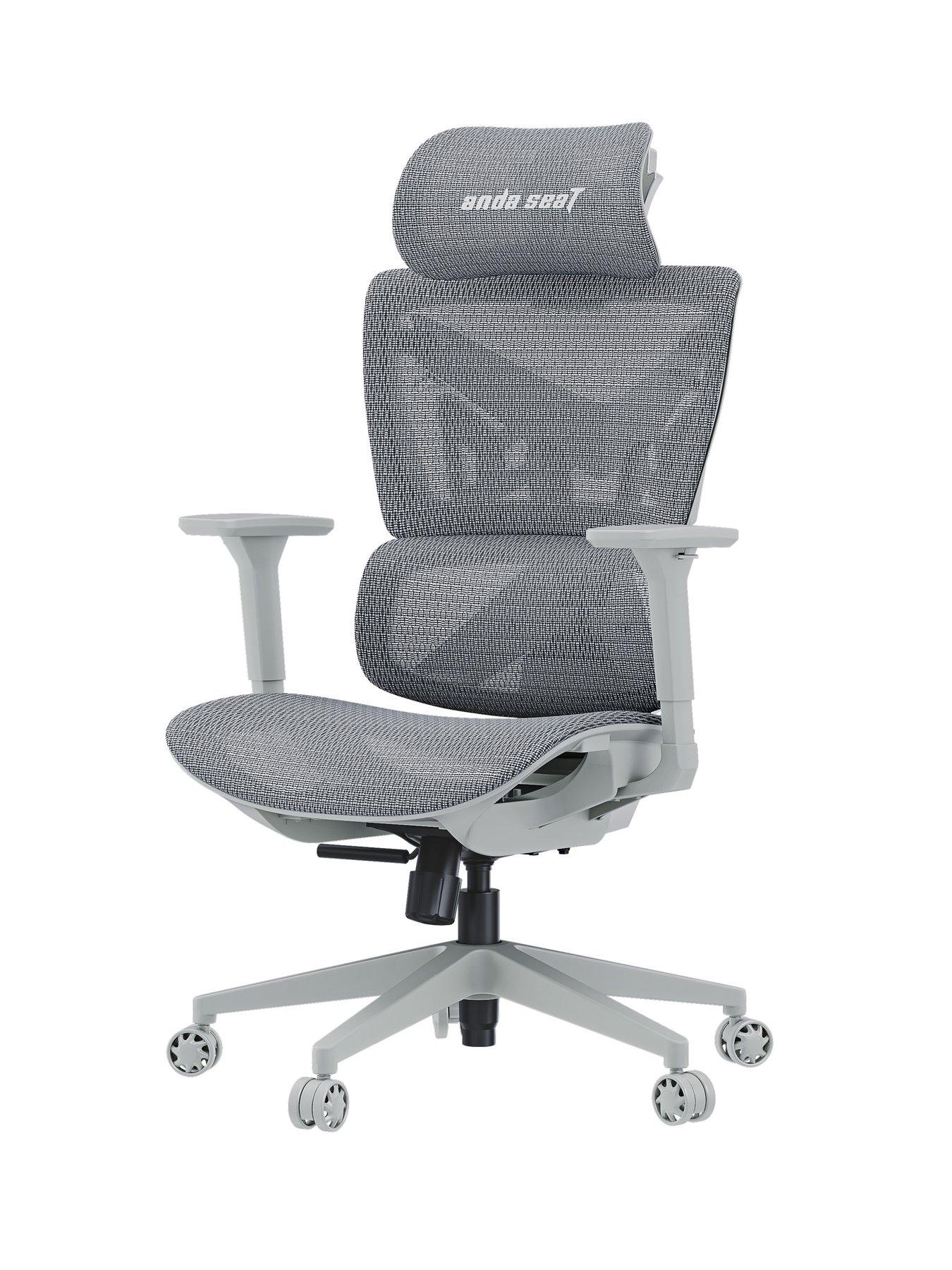 Image 4 of 5 of Andaseat X-Air Mega Premium Mesh Chair - Ash Grey