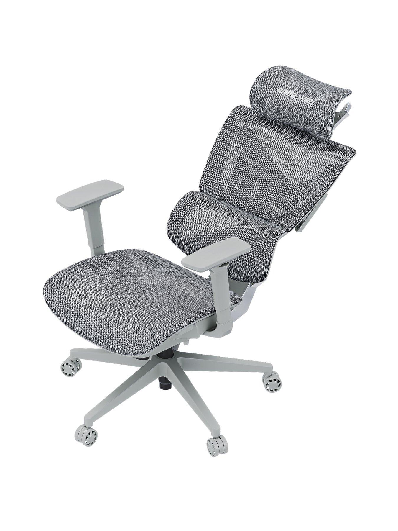 Image 5 of 5 of Andaseat X-Air Mega Premium Mesh Chair - Ash Grey