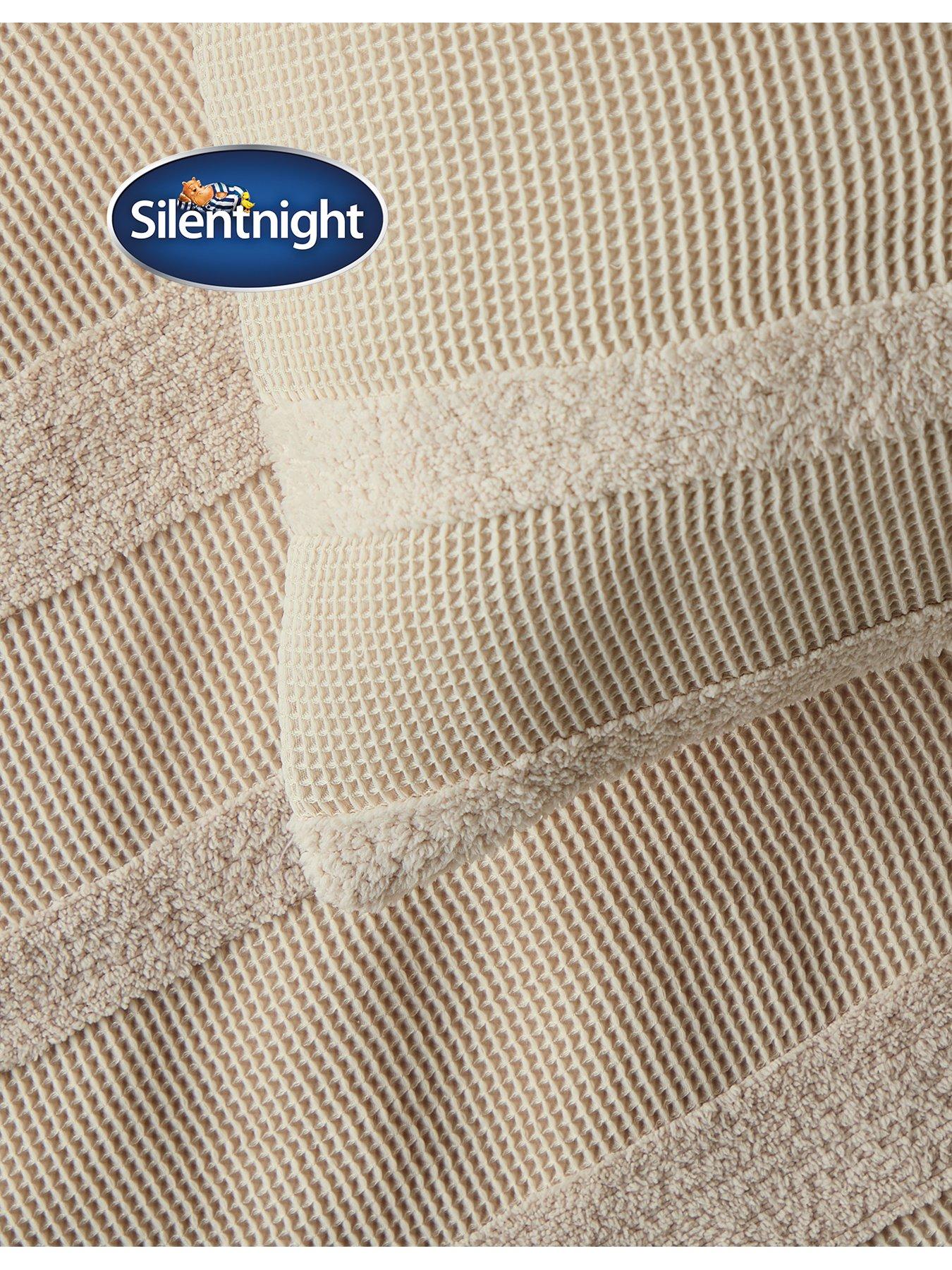 Image 3 of 7 of Silentnight Supersoft Textured Duvet Cover Set - Natural