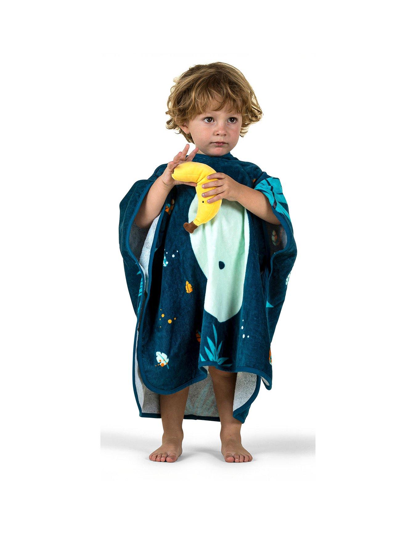 Decathlon Changing Poncho - Monkey Dark Blue