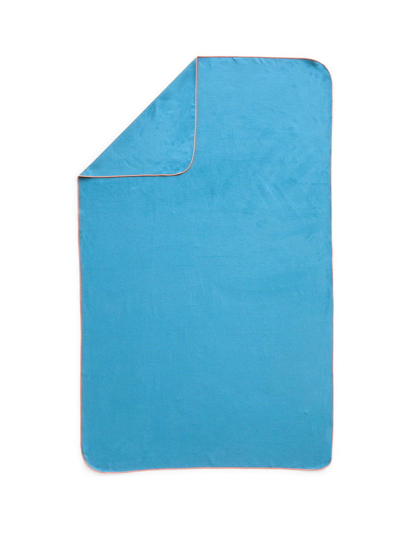 undefined Microfibre Swimming Towel Size L 80 x 130 cm - Blue