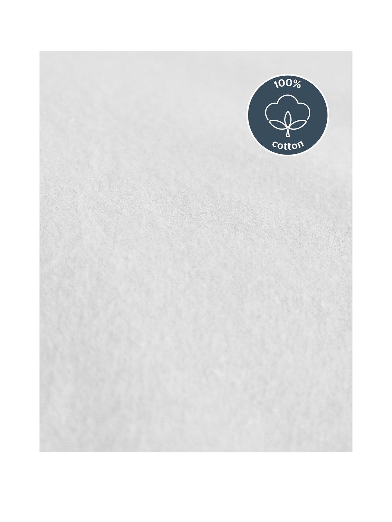 Image 2 of 6 of Silentnight 100% Brushed Cotton Fitted Sheet