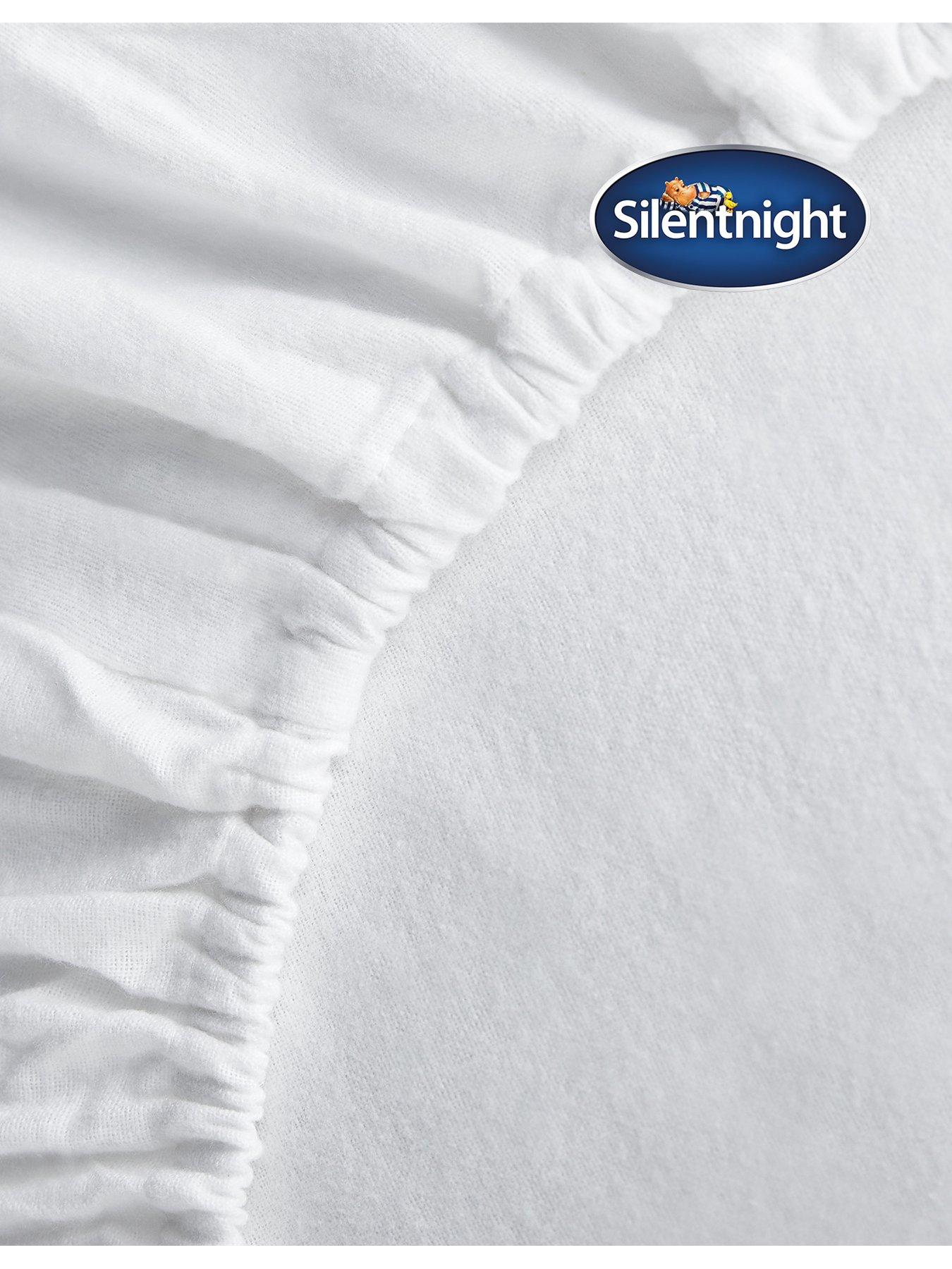 Image 4 of 6 of Silentnight 100% Brushed Cotton Fitted Sheet
