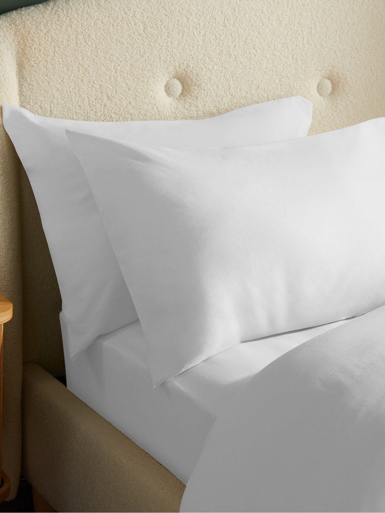 Image 1 of 7 of Silentnight 100% Brushed Cotton Pillowcase Pair