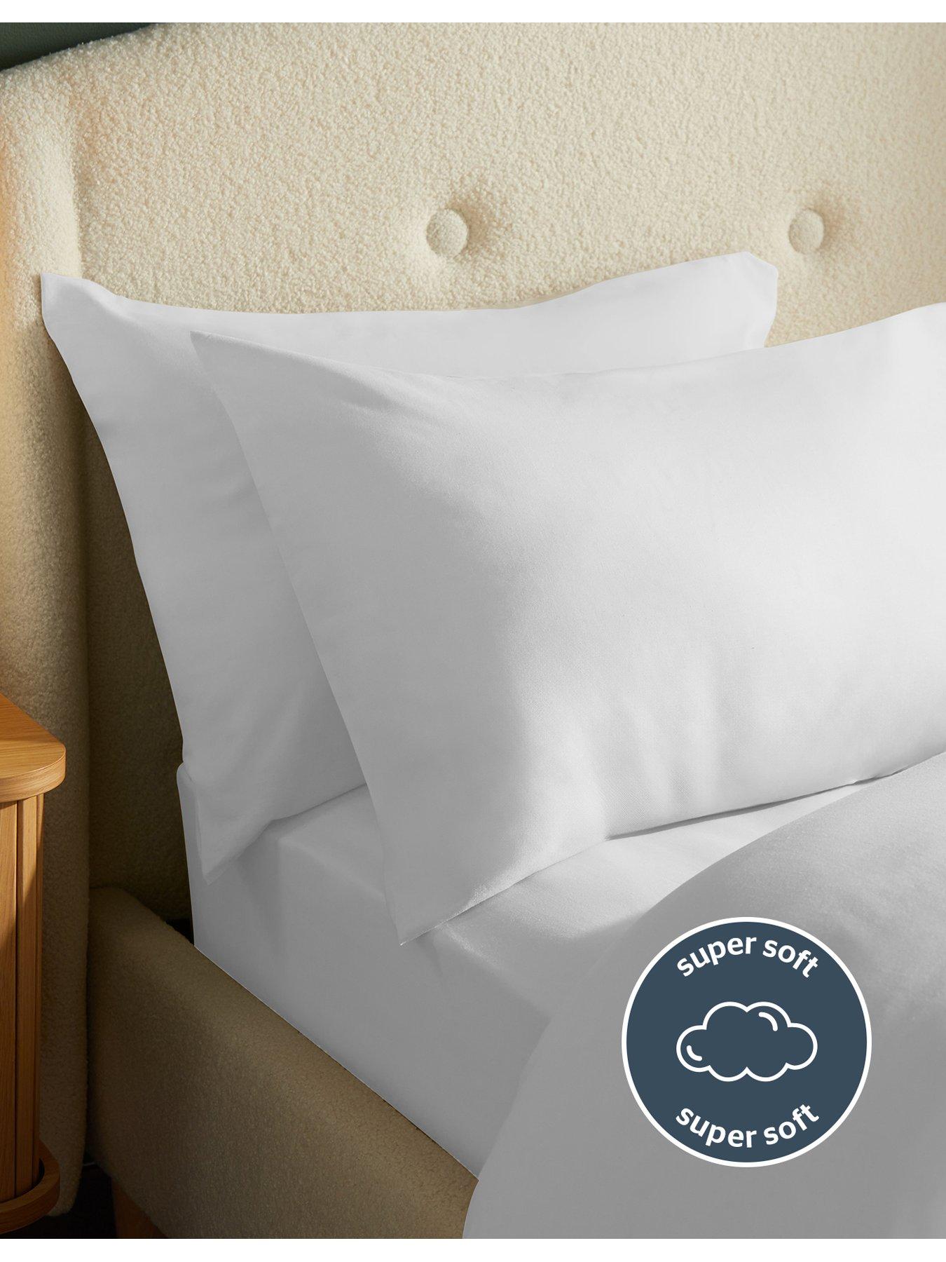 Image 3 of 7 of Silentnight 100% Brushed Cotton Pillowcase Pair