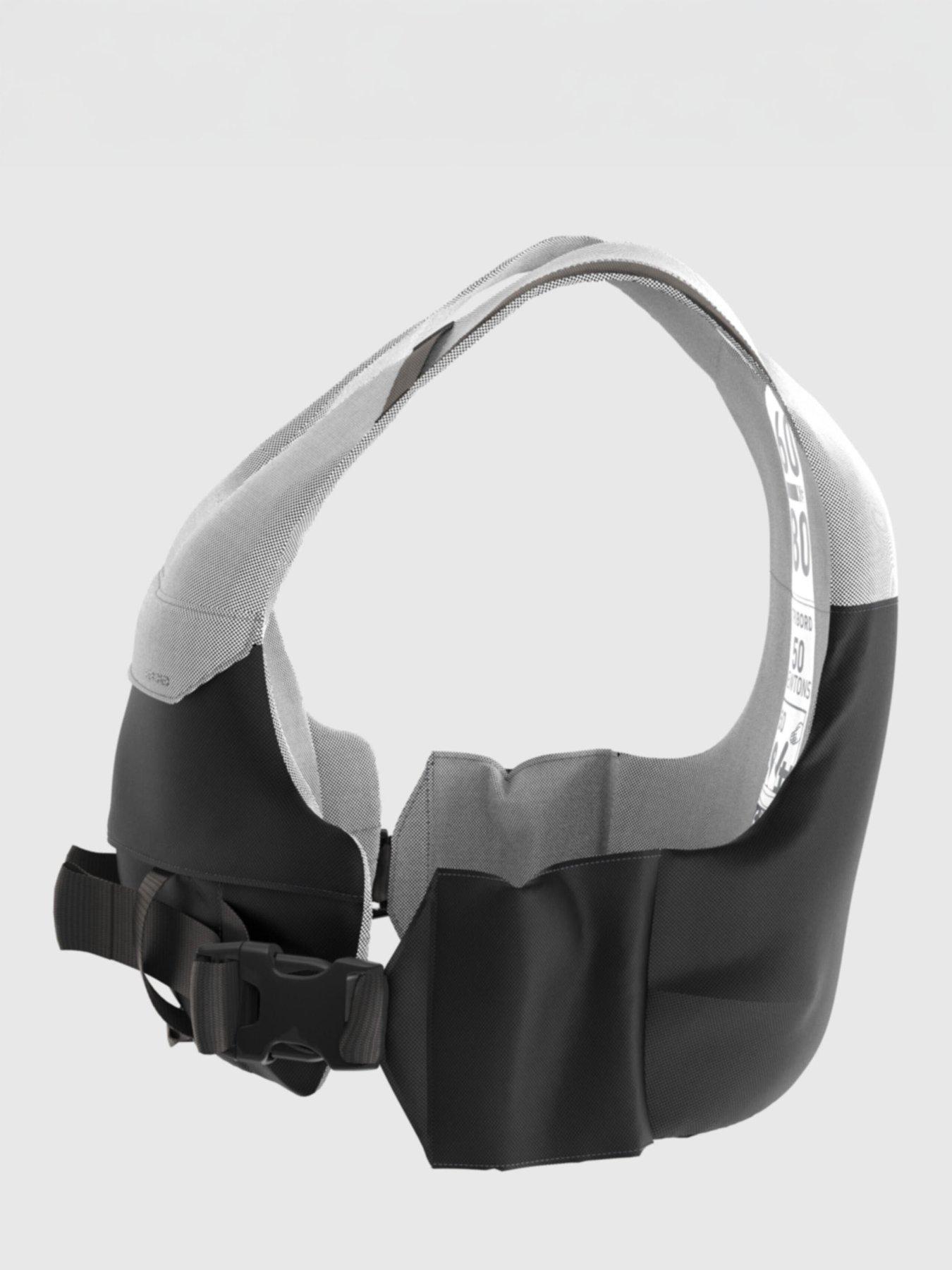 Image 4 of 7 of Decathlon Buoyancy Life Jacket 50 Newtons For Sailing - Black