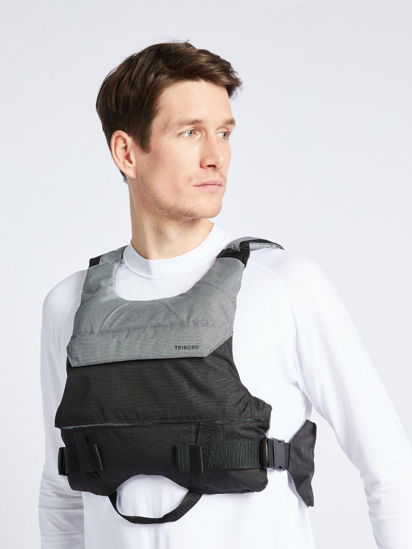 Image 5 of 7 of Decathlon Buoyancy Life Jacket 50 Newtons For Sailing - Black