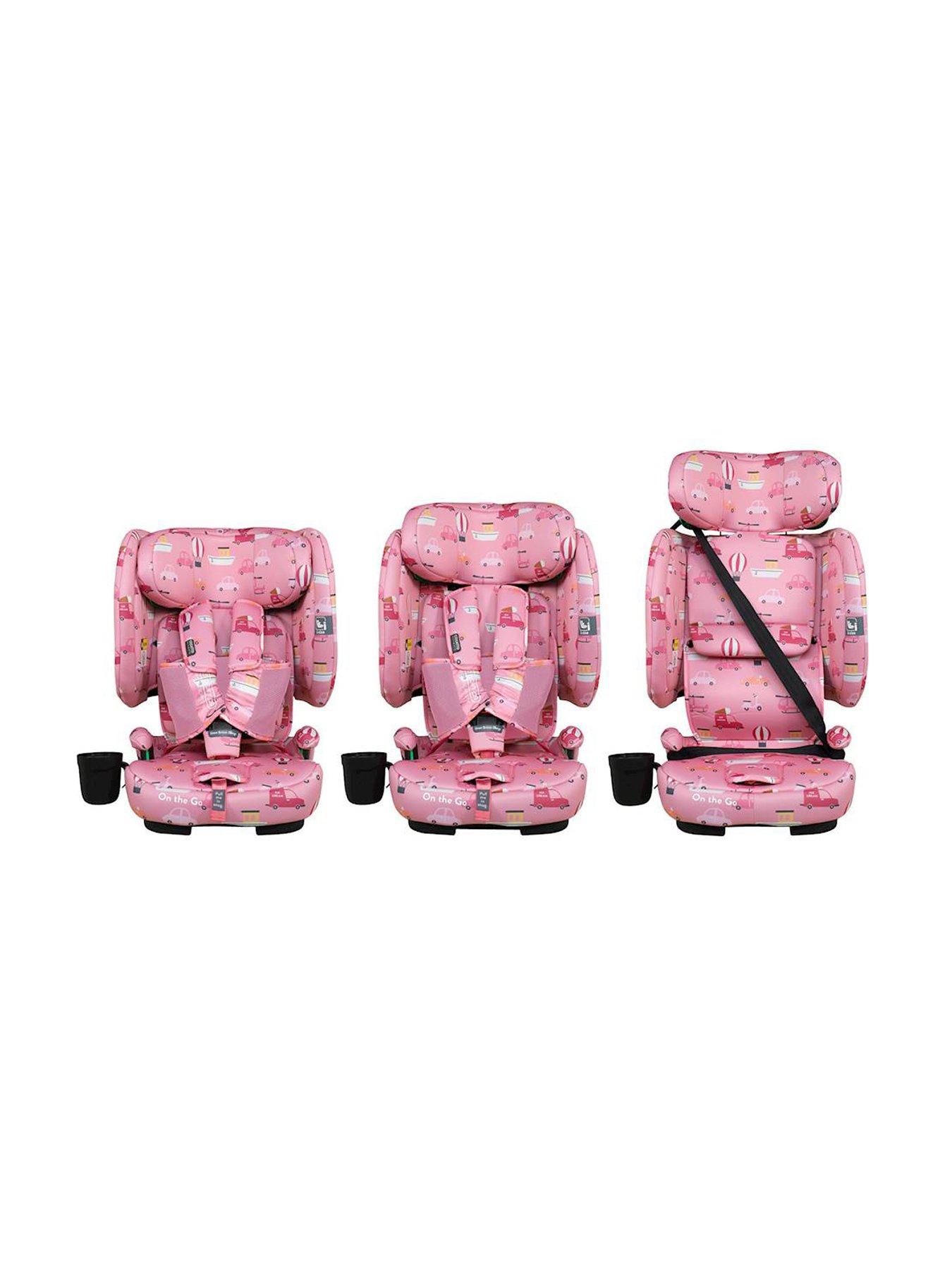 Image 2 of 8 of Cosatto On The Go iSize Travel Car Seat - Itchy Feet Rosy