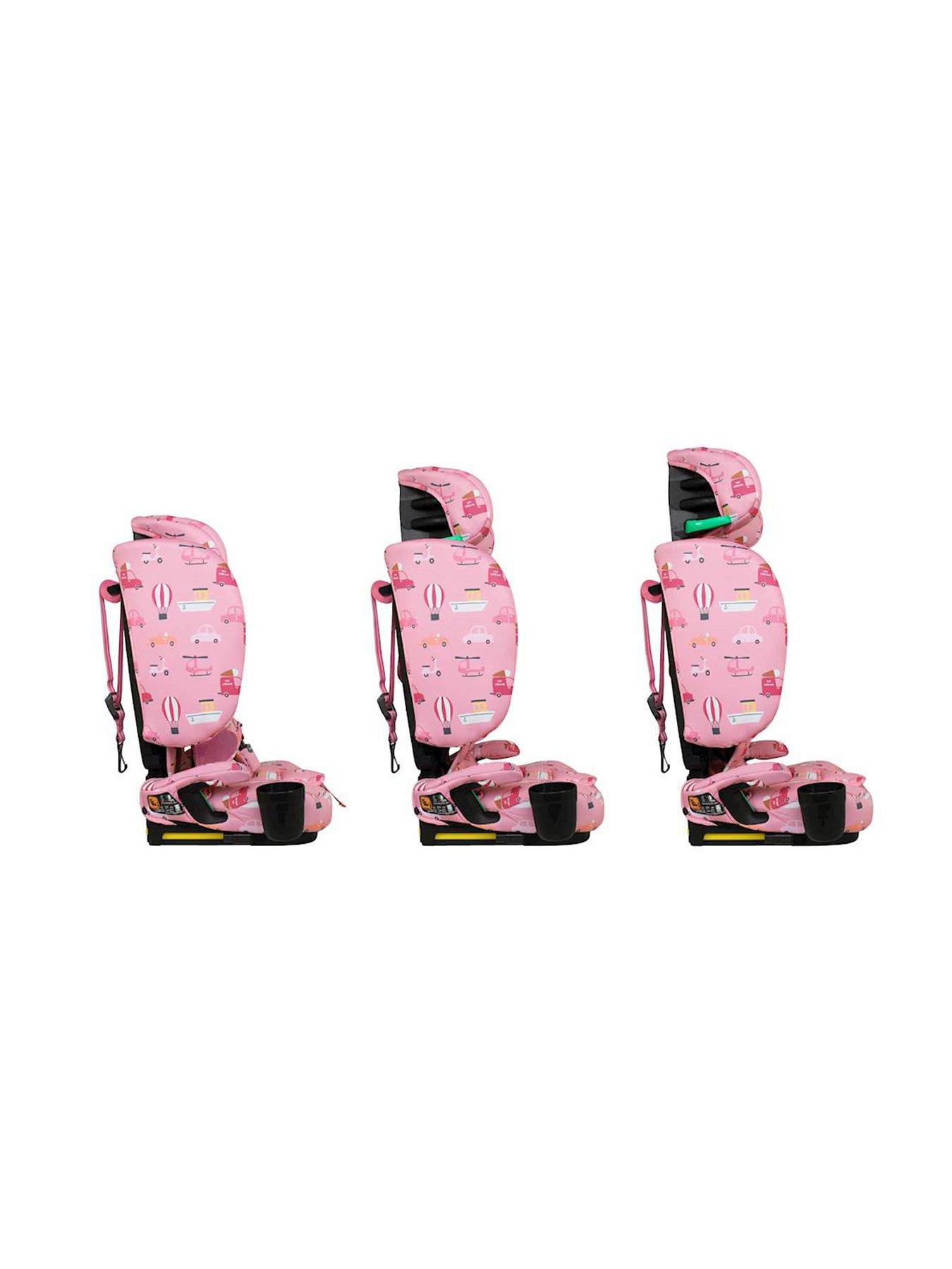 Image 3 of 8 of Cosatto On The Go iSize Travel Car Seat - Itchy Feet Rosy