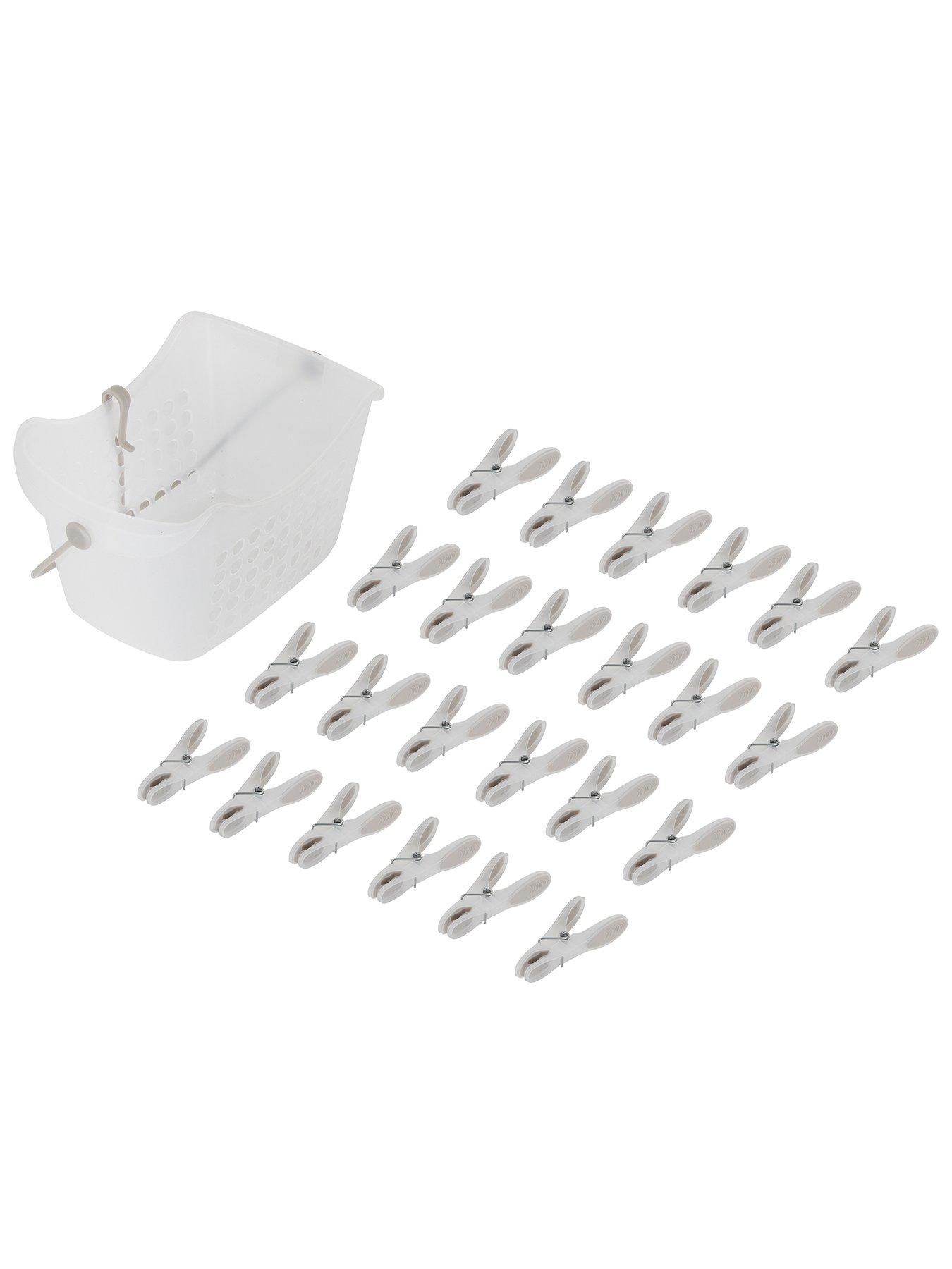 Image 3 of 4 of Our House Retractable Washing Line And Peg Bucket With Pegs