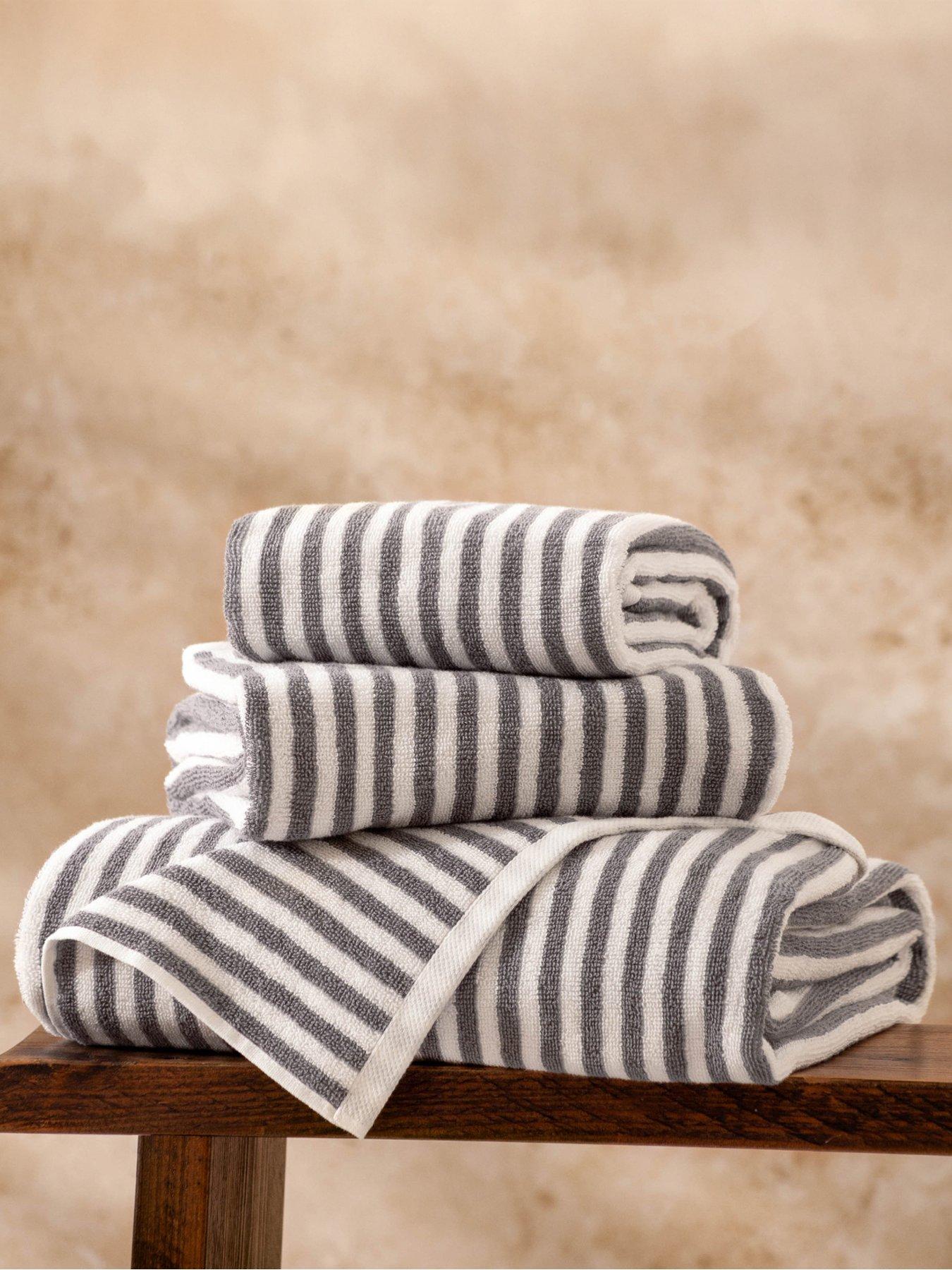 Image 1 of 4 of Yard Hebden Stripe Towel Collection