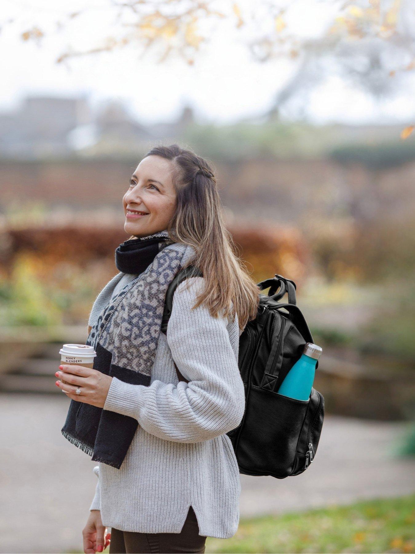 Image 2 of 6 of Tutti Bambini Vegan Leather Changing Bag - Black