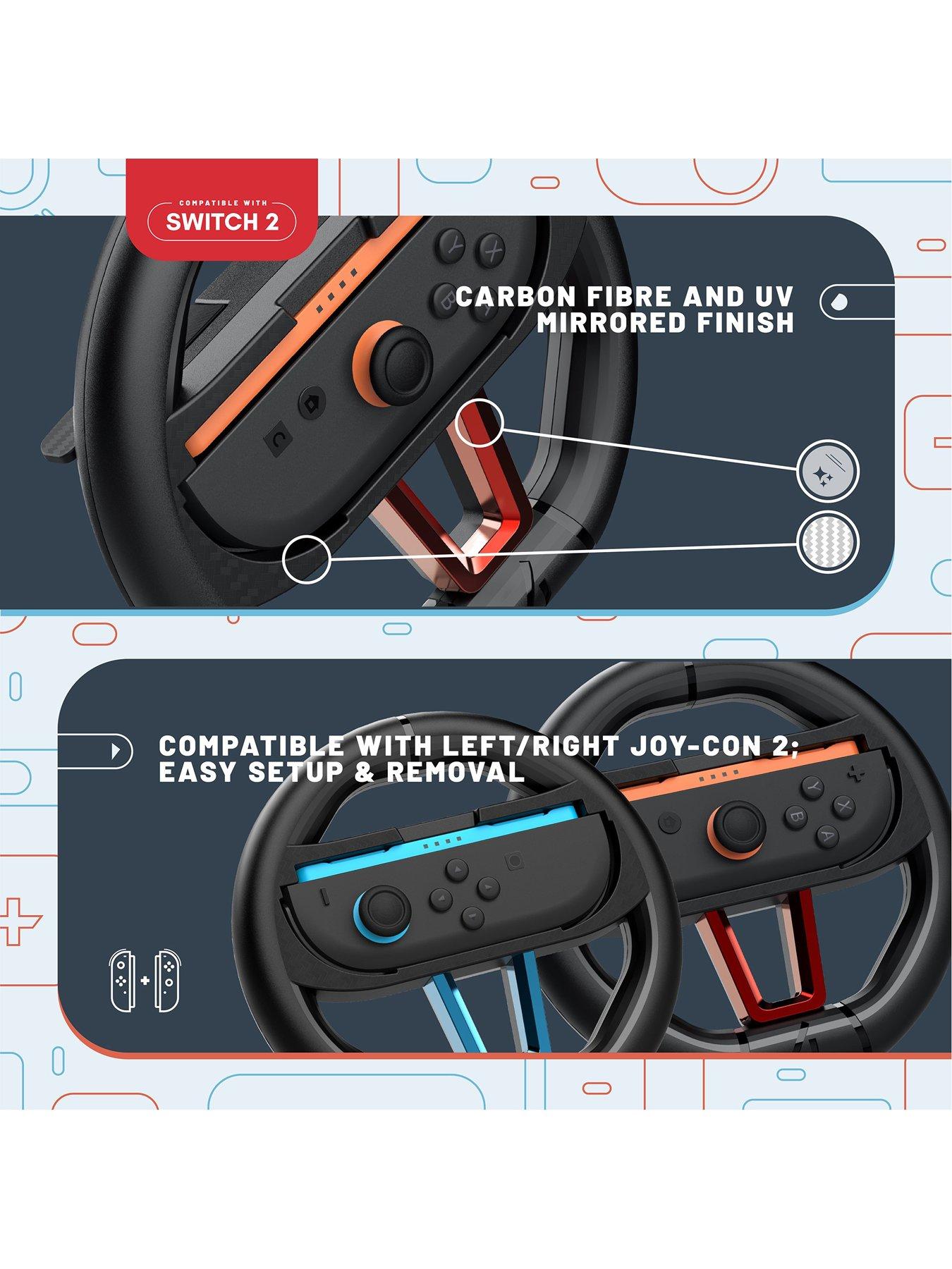 Image 6 of 7 of Stealth Stealth Racing Wheel for Switch 2 - Twin Pack