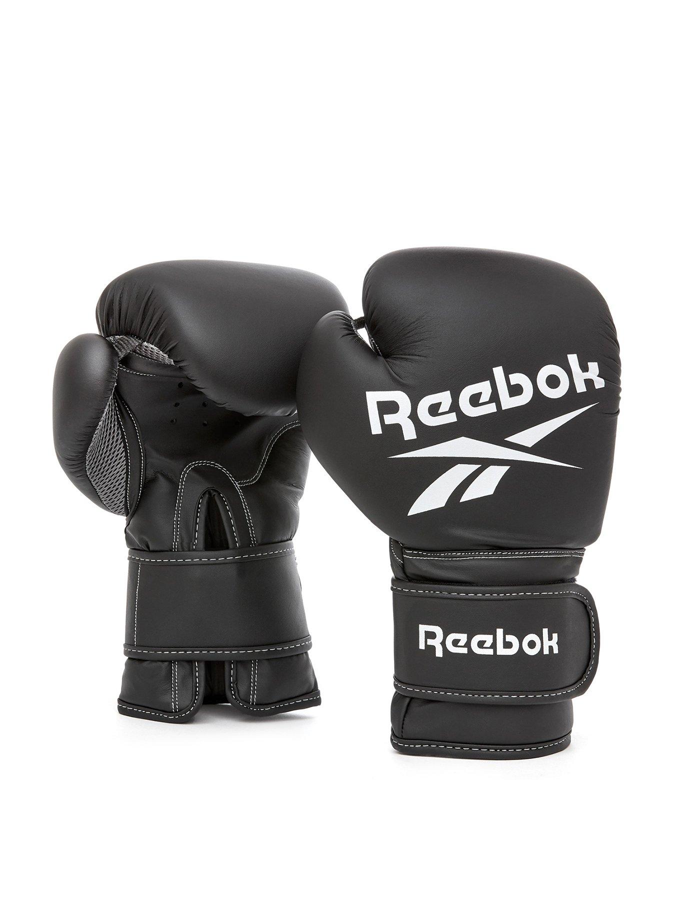 undefined Reebok Boxing Gloves - White/Black