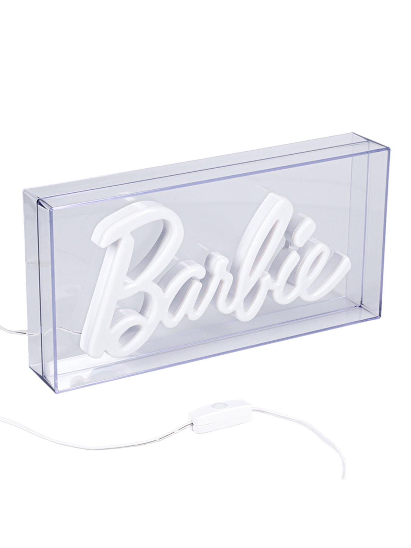 Image 5 of 6 of Barbie Barbie Led Neon Light - Officially Licensed Free Standing Or Wall Mountable Pink Light Sign - Play Makeup Room Accessories And Decor For Bedroom