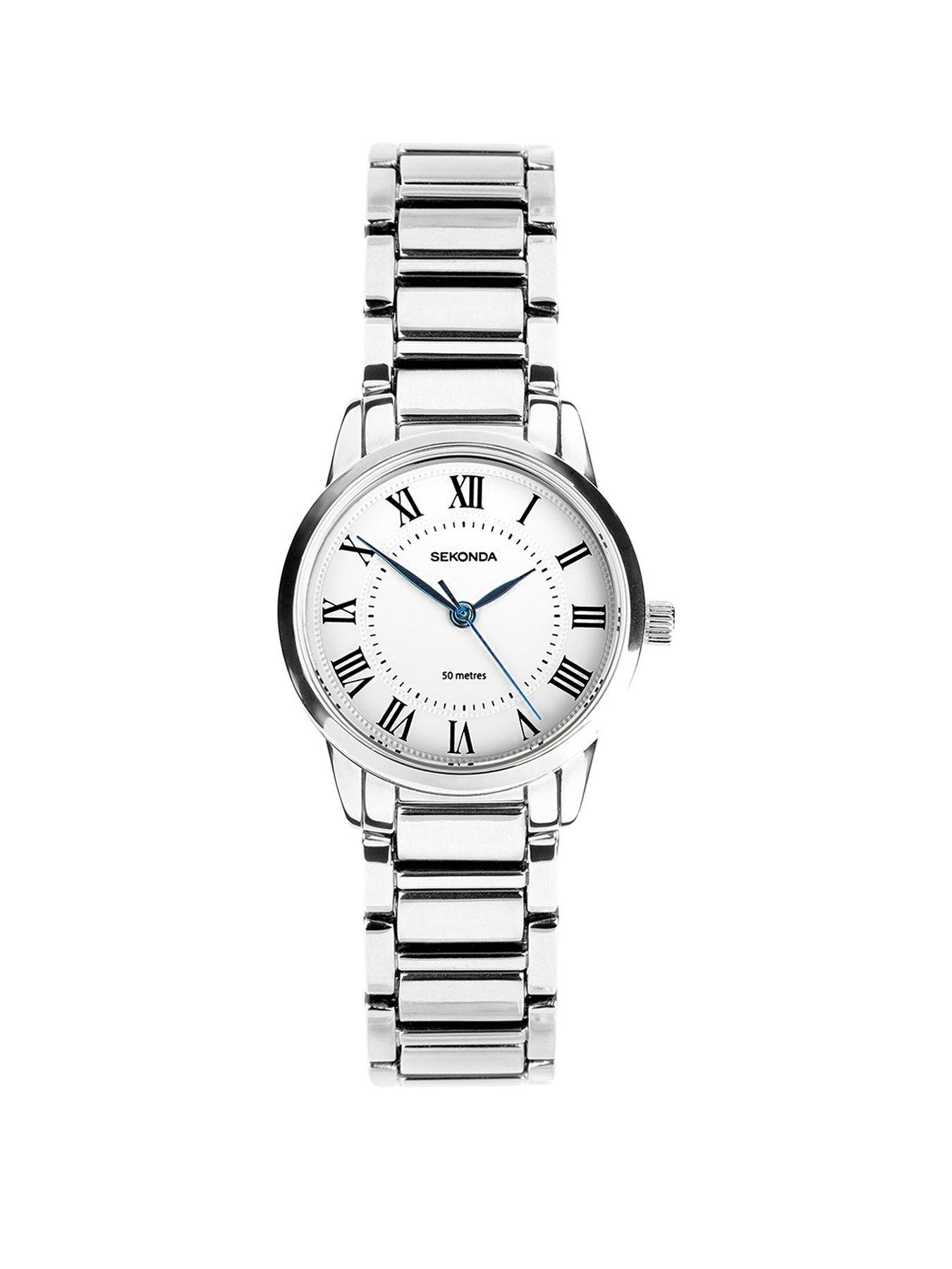 Sekonda Sekonda Womens Beaumont Silver Alloy Bracelet with White Dial Analogue Watch
