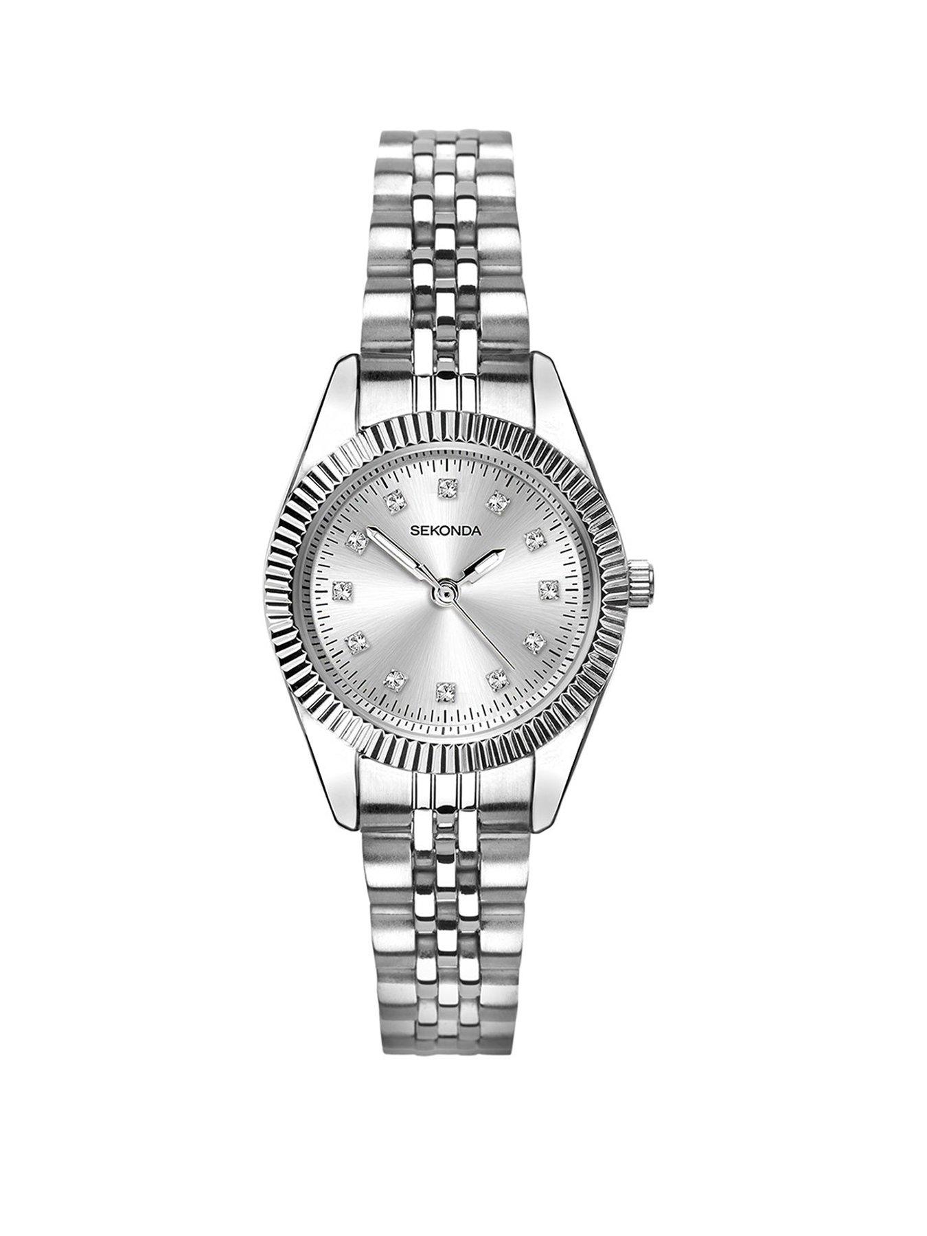 Sekonda Sekonda Womens Francis Silver Stainless Steel Bracelet with Silver Dial Analogue Watch