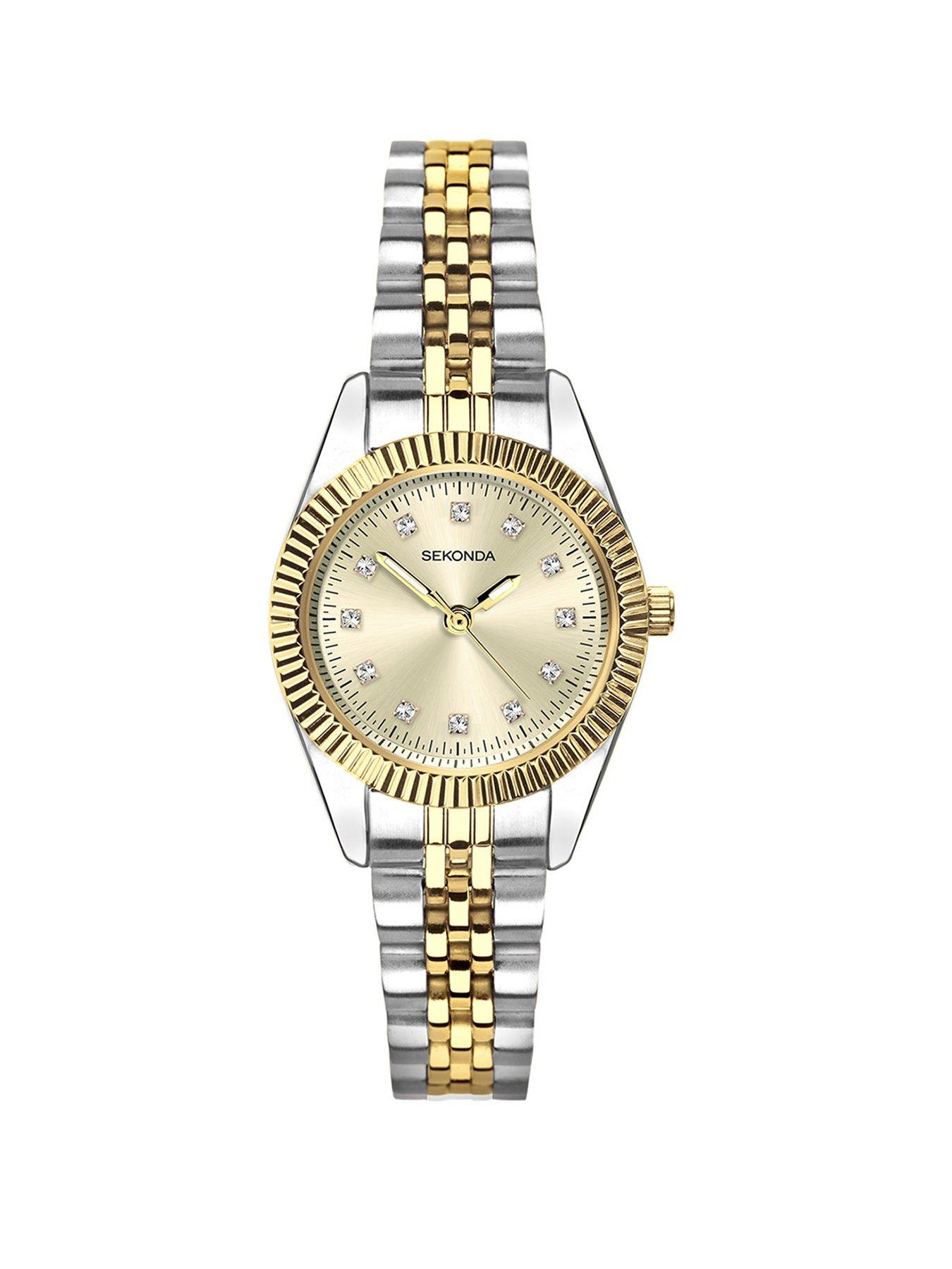 sekonda-sekonda-womens-francis-two-tone-stainless-steel-bracelet-with-champagne-dial-analogue-watch