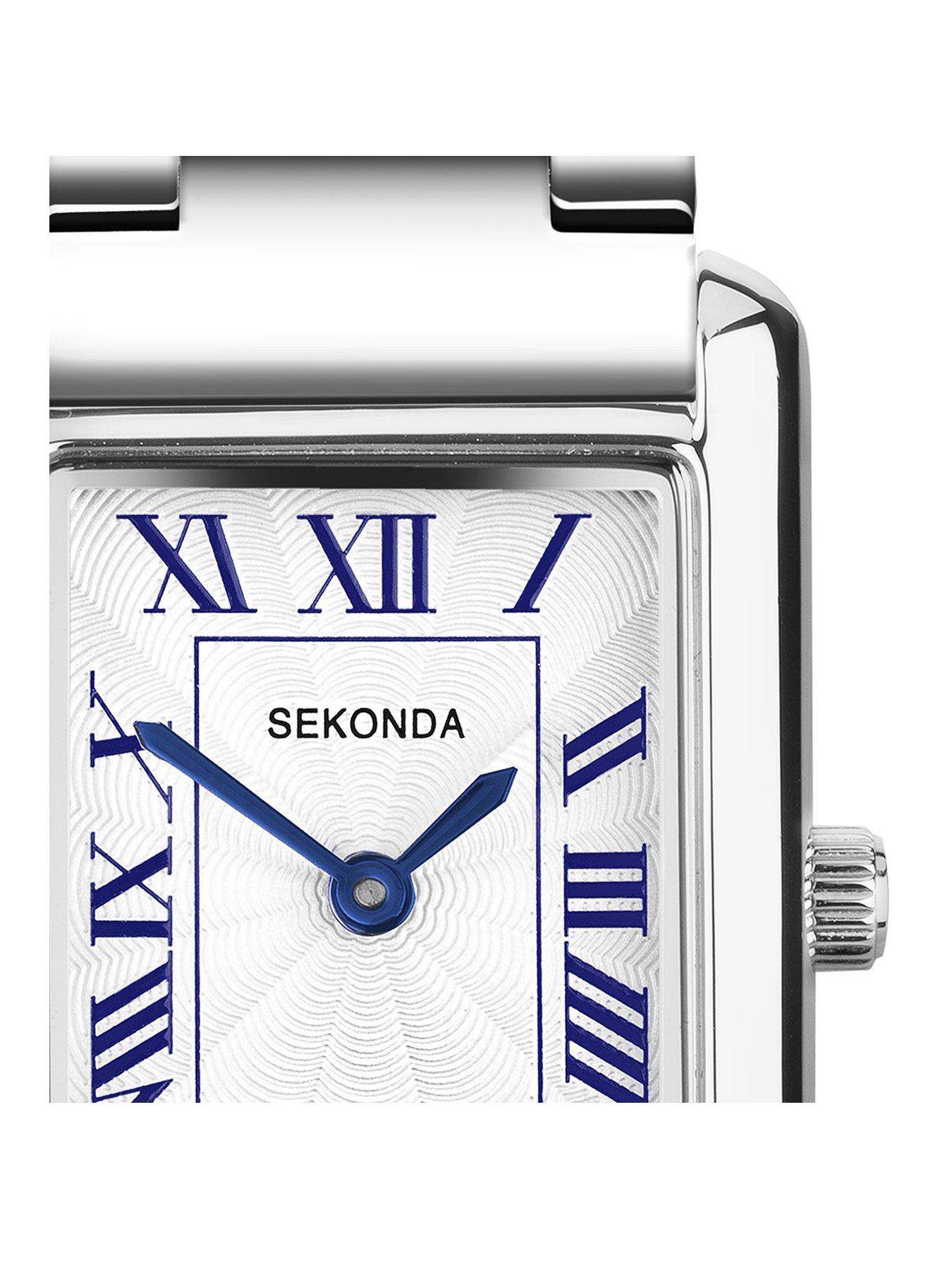 Image 2 of 7 of Sekonda Sekonda Womens Colette Silver Alloy Bracelet with White Dial Analogue Watch