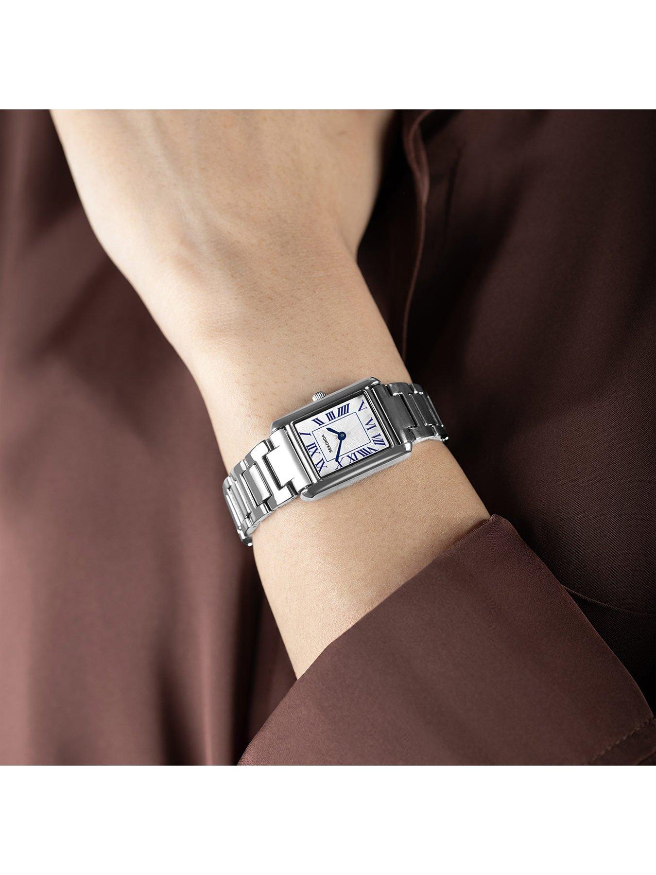 Image 3 of 7 of Sekonda Sekonda Womens Colette Silver Alloy Bracelet with White Dial Analogue Watch