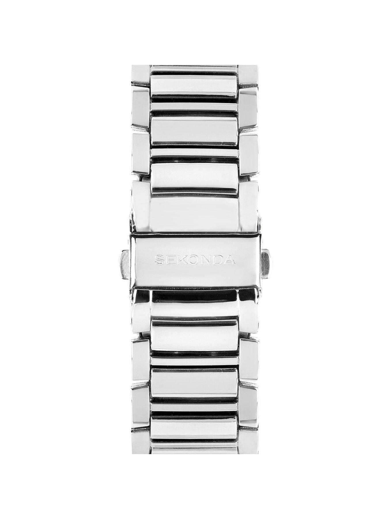 Image 5 of 6 of Sekonda Sekonda Mens Beaumont Silver Alloy Bracelet with White Dial Analogue Watch