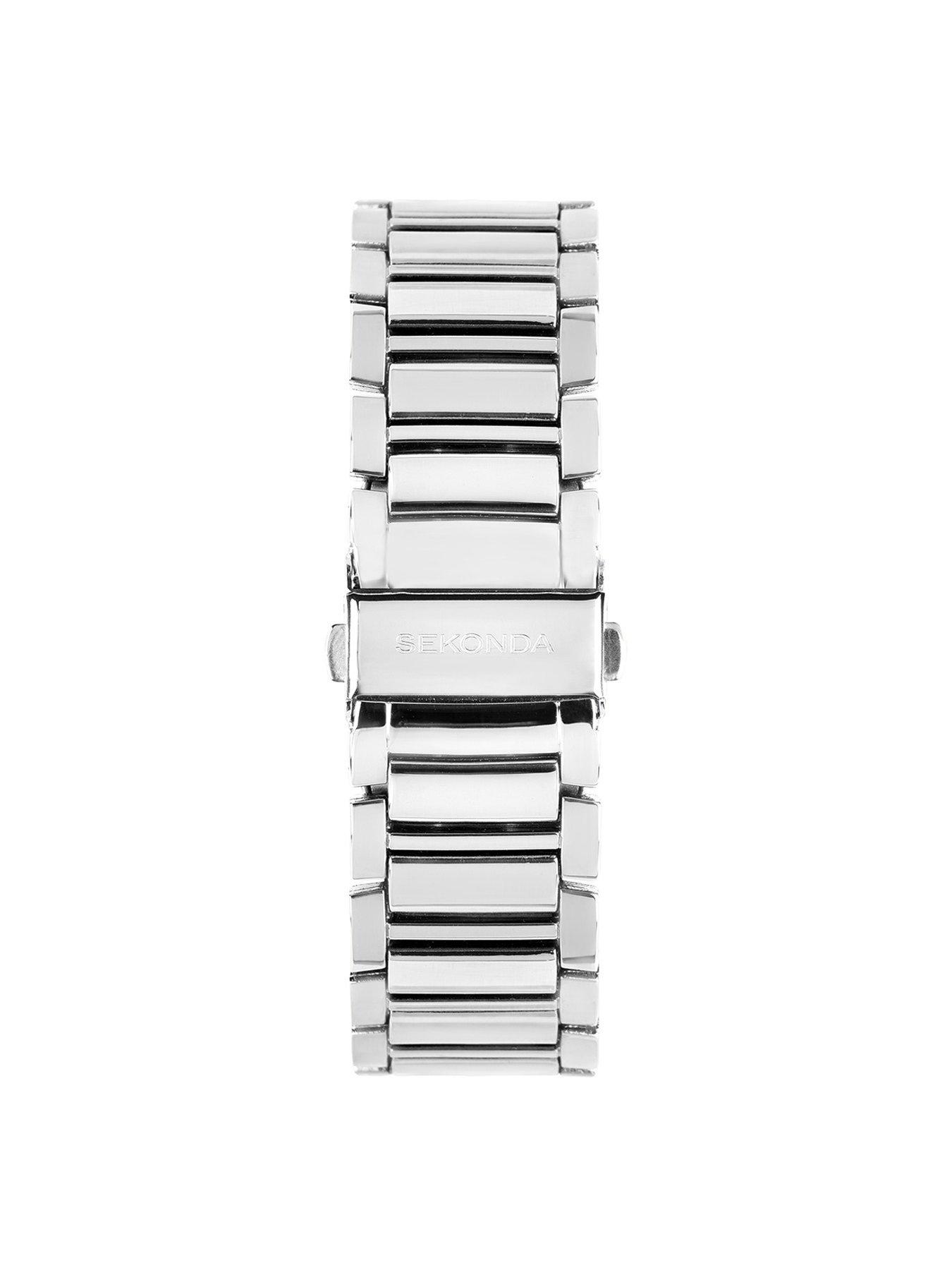 Image 6 of 6 of Sekonda Sekonda Mens Beaumont Silver Alloy Bracelet with White Dial Analogue Watch