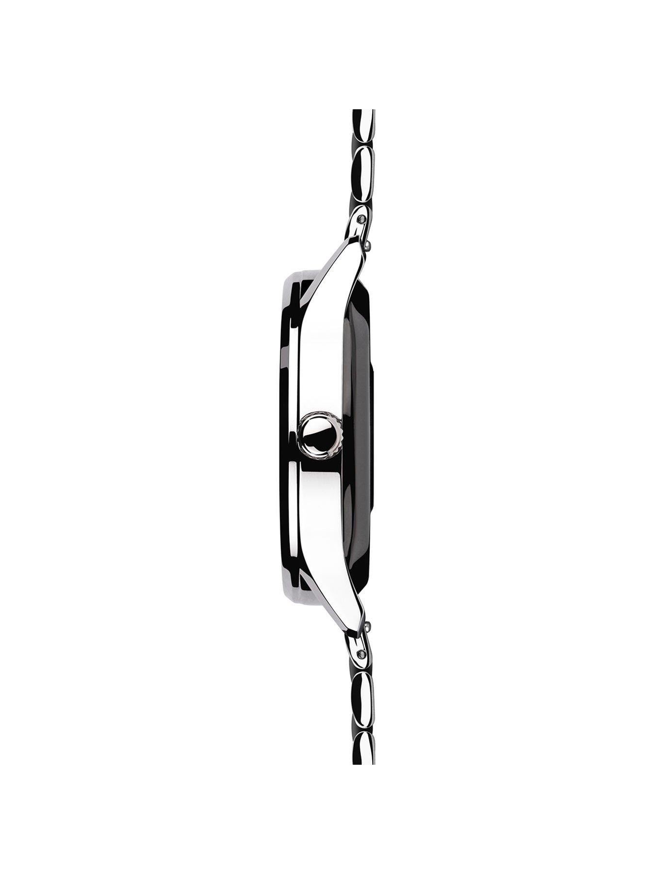 Image 4 of 7 of Sekonda Sekonda Mens Silver Stainless Steel Bracelet with Black Dial Hybrid Smartwatch