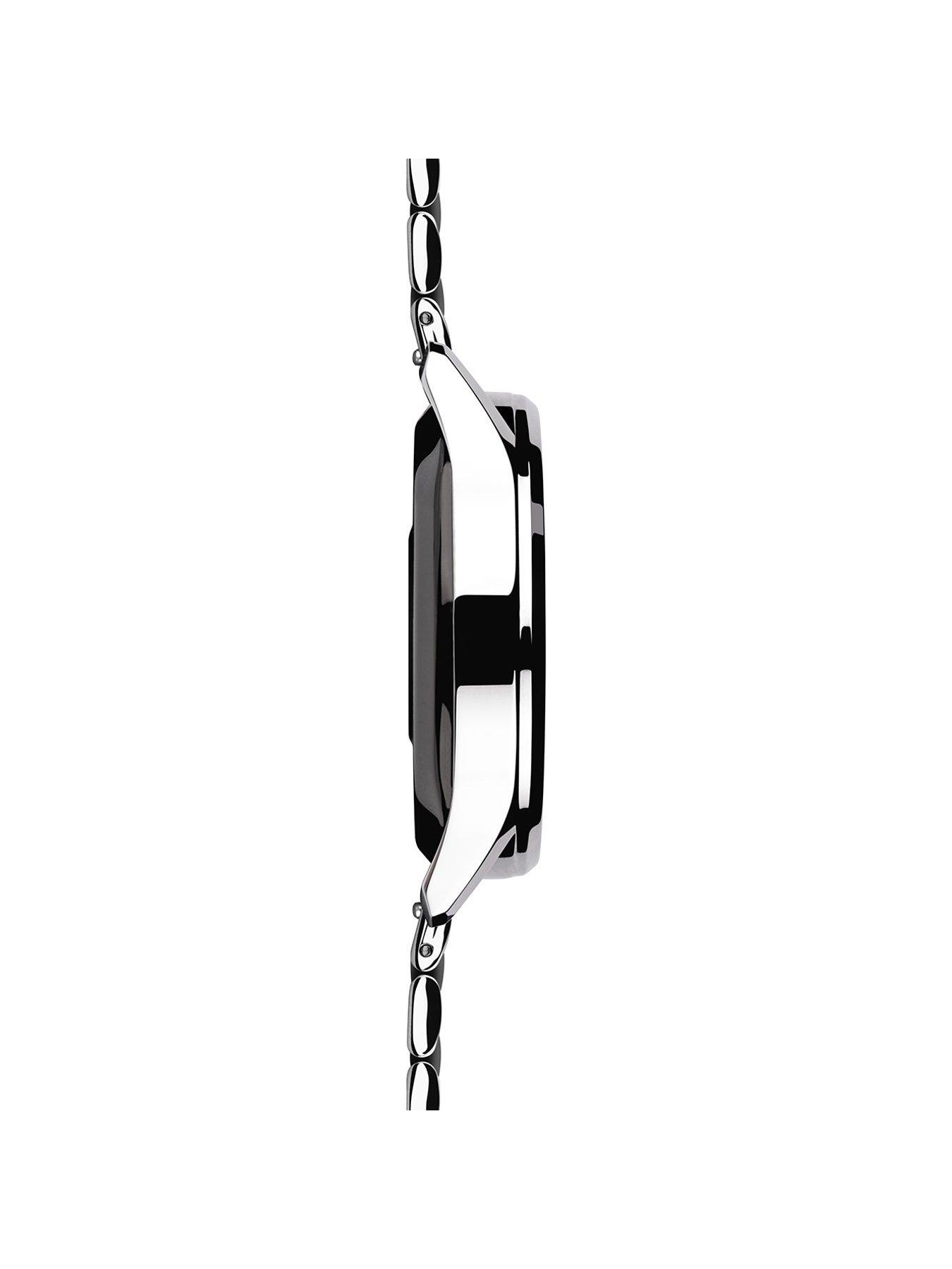 Image 5 of 7 of Sekonda Sekonda Mens Silver Stainless Steel Bracelet with Black Dial Hybrid Smartwatch