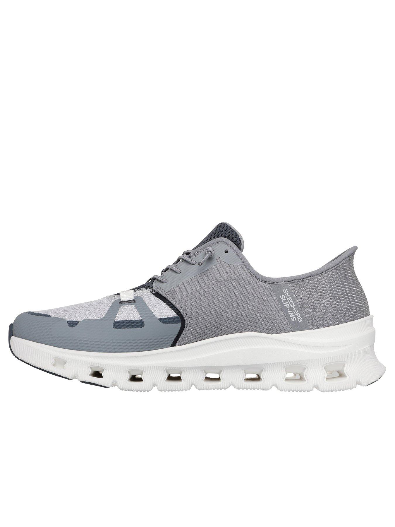 Image 5 of 5 of Skechers Glide-Step Pro Wide Fit Memory Foam Slip On Trainers- Grey