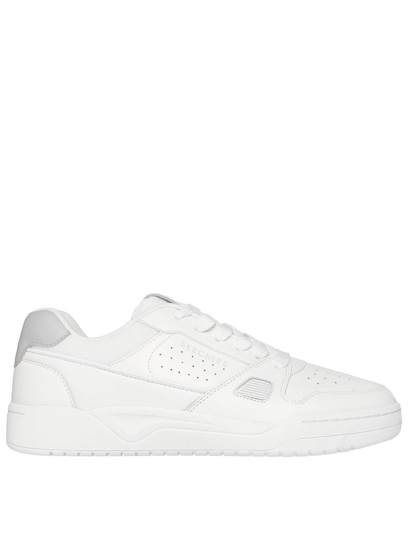 Skechers Koopa Leather Trainers- White