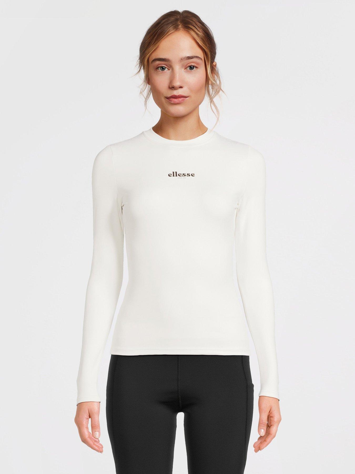 Ellesse Womens Cubano Long-sleeved Tee - Off White