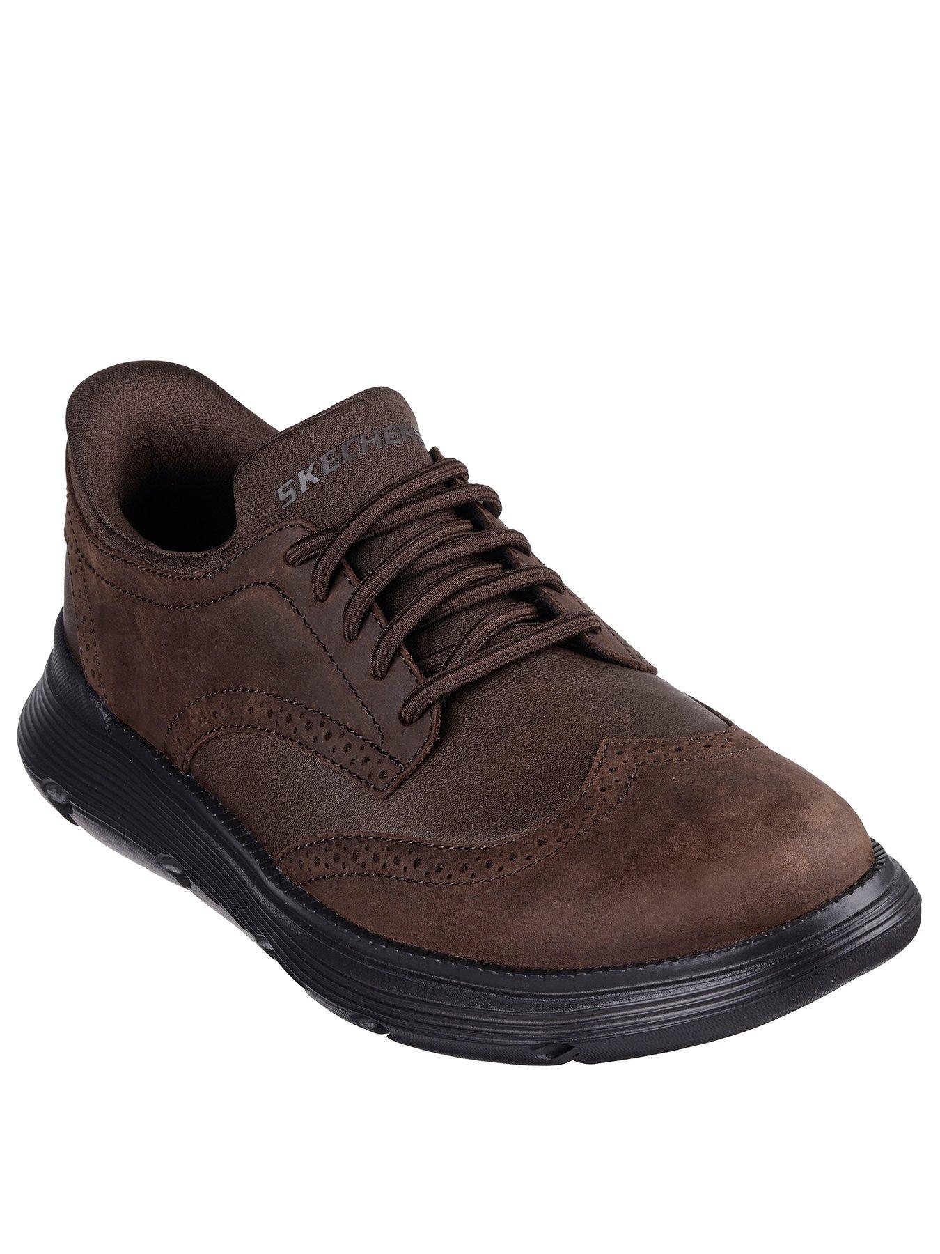 skechers-skechers-garza-sully-slip--ins-lace-up-shoes-dark-brownstillFront