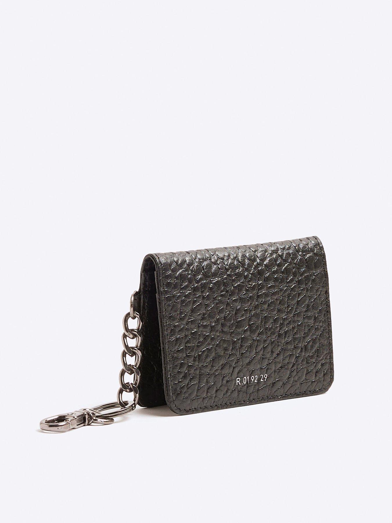 Image 2 of 3 of River Island Fold Out Clip Card Holder - Black