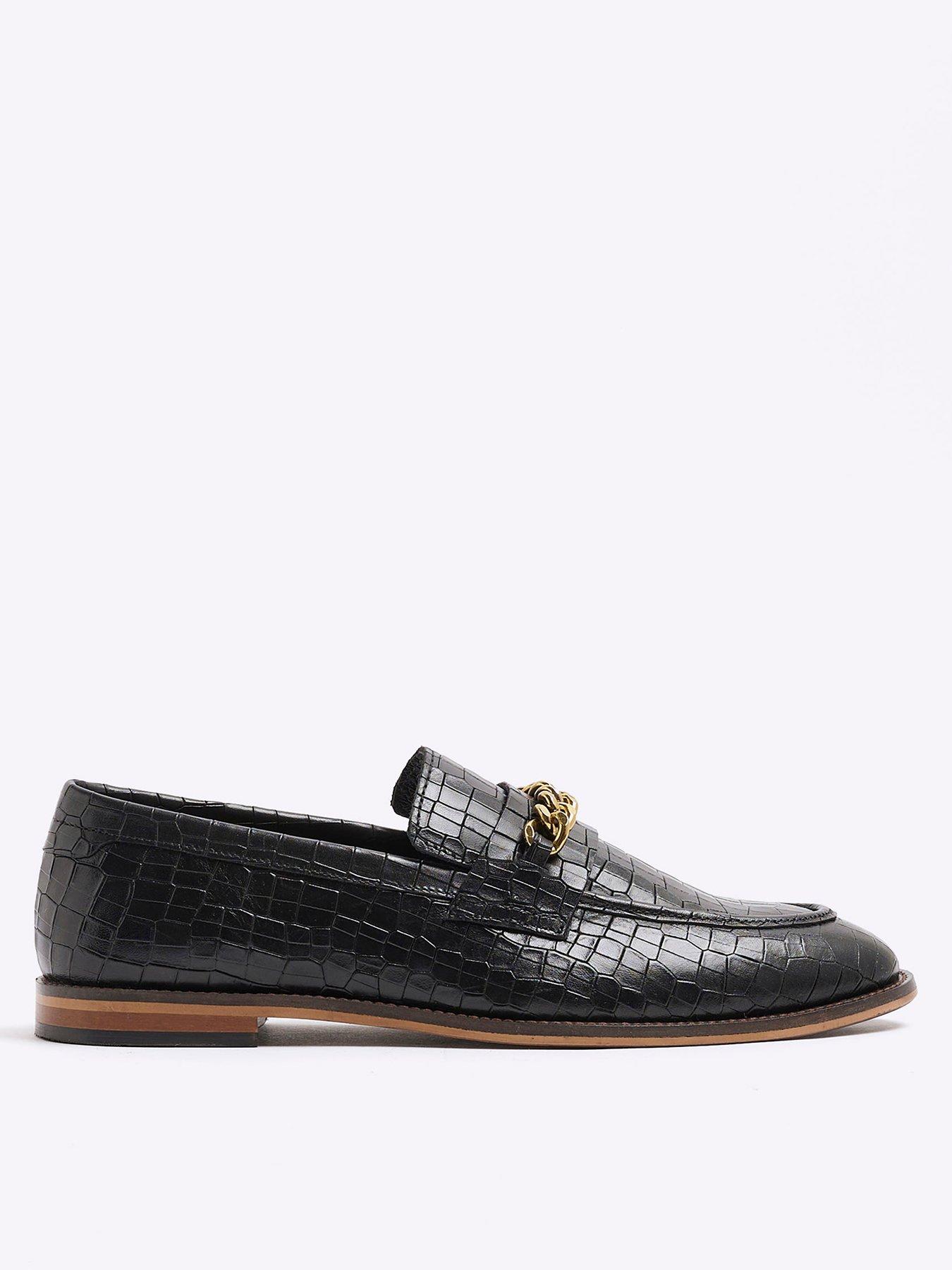 undefined River Island Croc Fashion Loafer