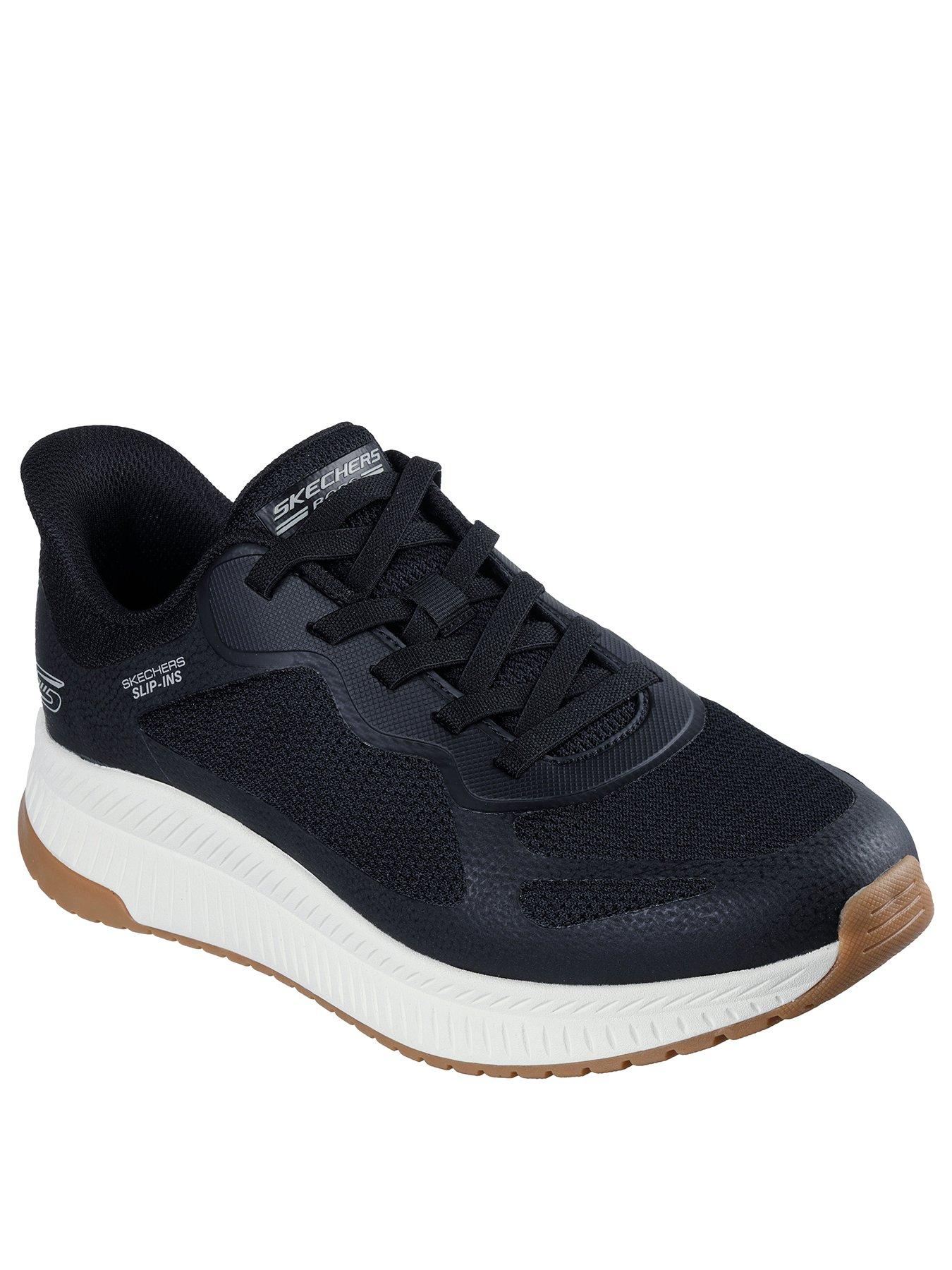 Image 2 of 5 of Skechers Skechers Bobs Squad 4 Slip- Ins Lace Up Trainers-black