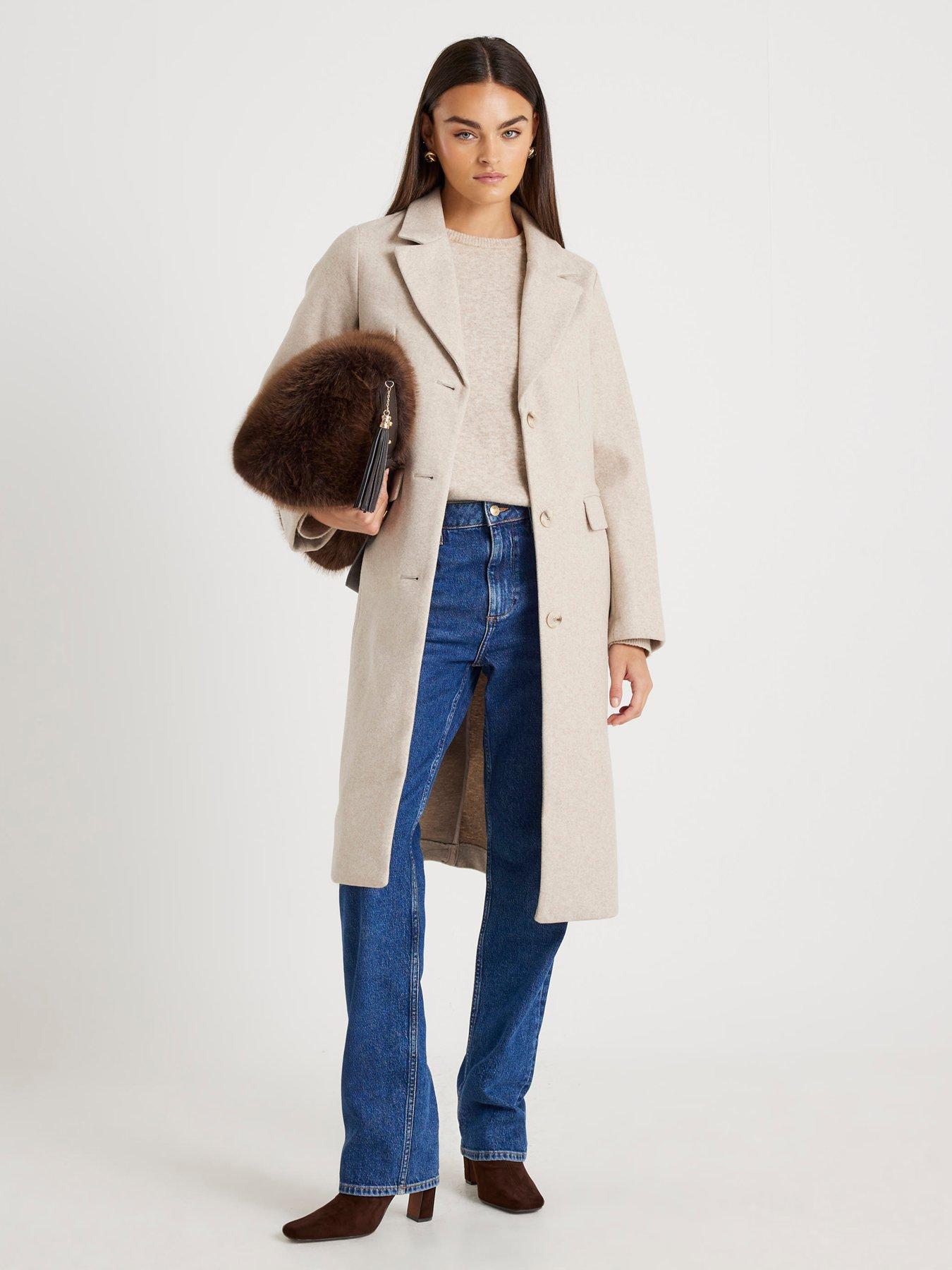 River Island Core Sb Coat - Beige