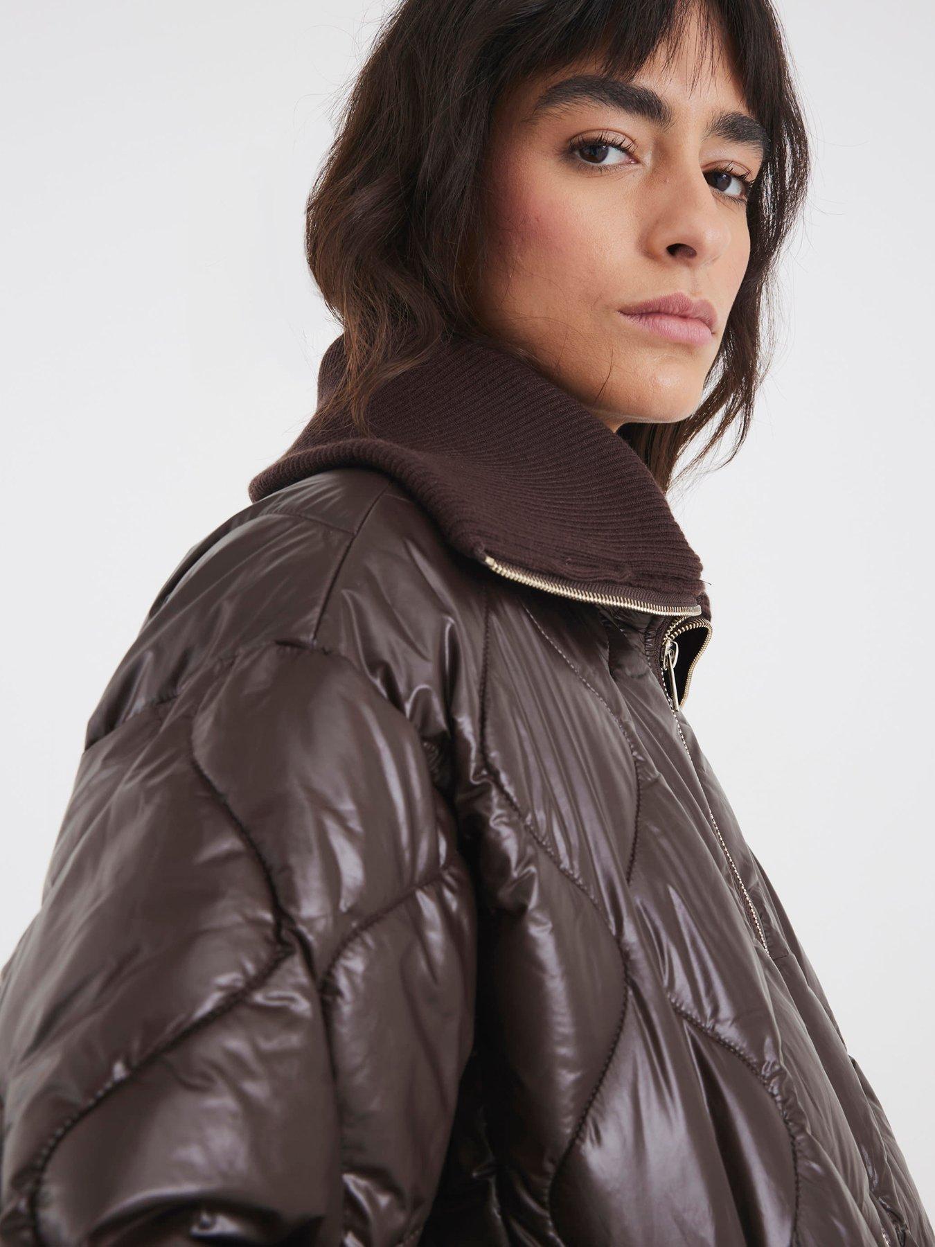 river-island-rib-collar-liner-jacket-brownoutfit