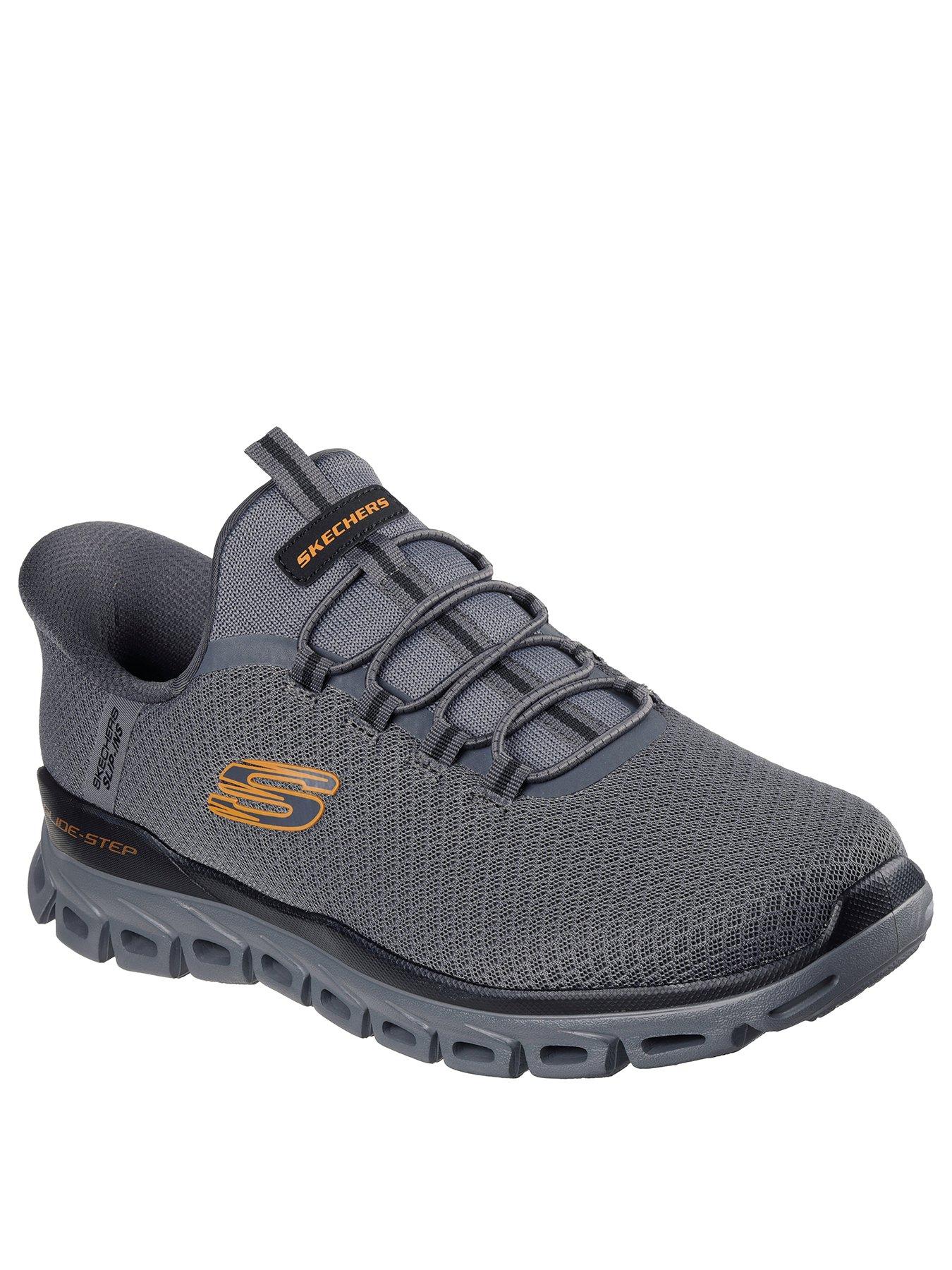 Image 2 of 5 of Skechers Glide- Step Noxus Slip- Ins Lace Trainers- Grey