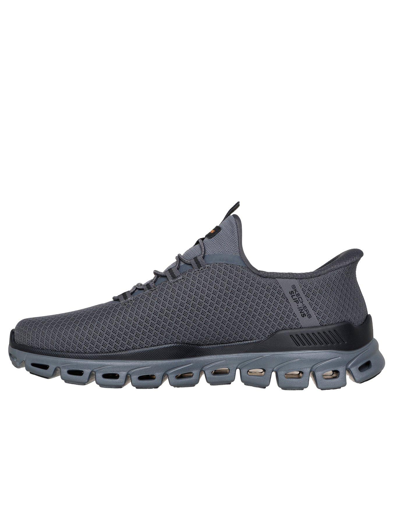 Image 5 of 5 of Skechers Glide- Step Noxus Slip- Ins Lace Trainers- Grey