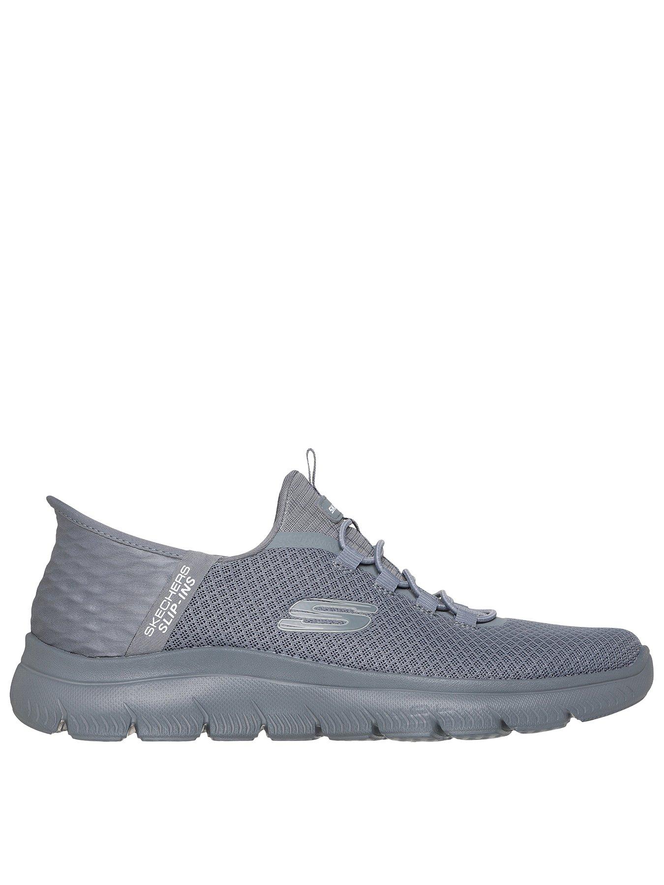 Skechers Summit Slip- Ins With Memory Foam Trainers- Grey