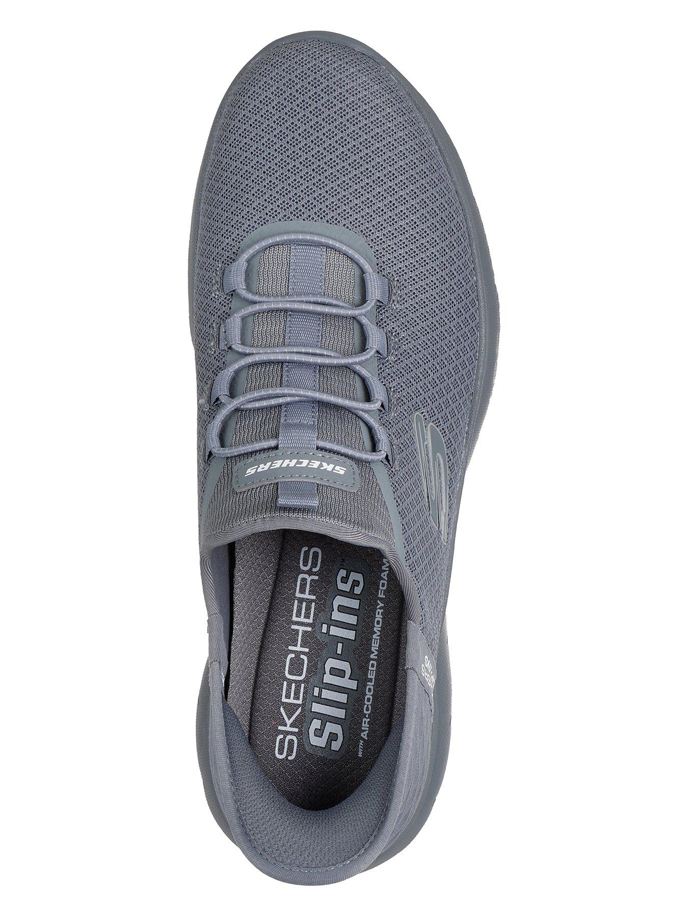 skechers-summit-slip--ins-with-memory-foam-trainers--greyoutfit