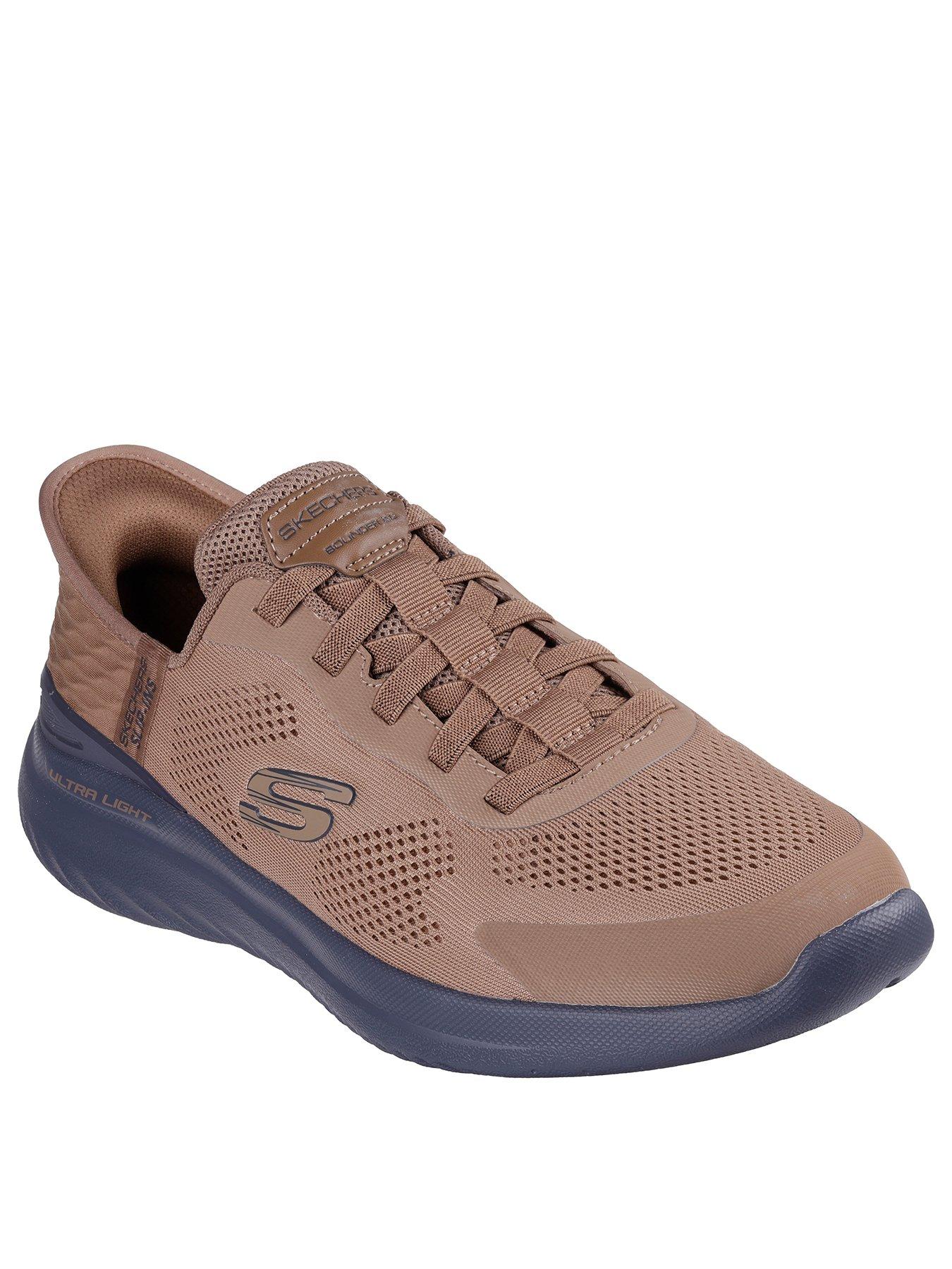 Image 2 of 5 of Skechers Slip-Ins Bounder 20 Trainers- Light Brown