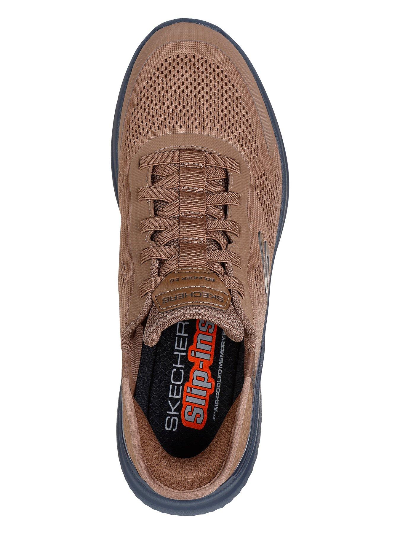 Image 3 of 5 of Skechers Slip-Ins Bounder 20 Trainers- Light Brown